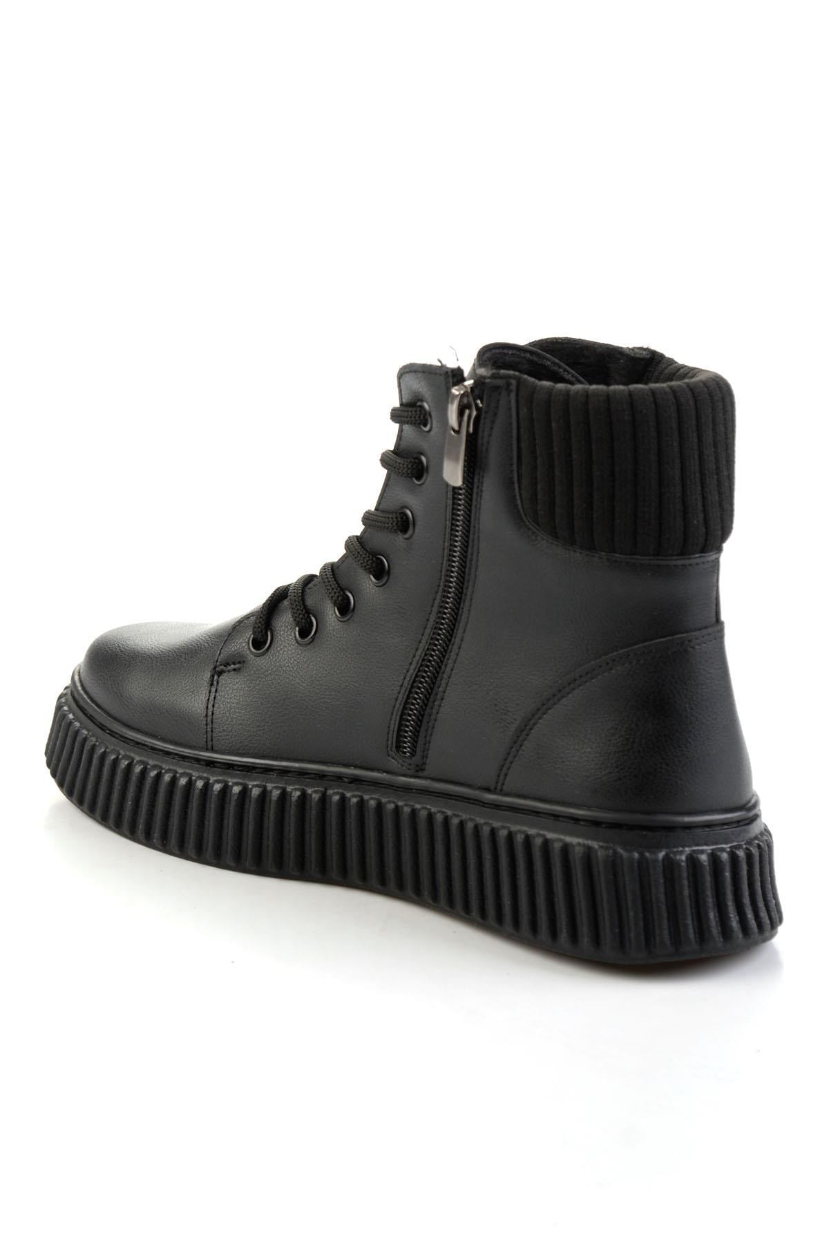 Siyah  Kadın Bot & Bootie K02138050809