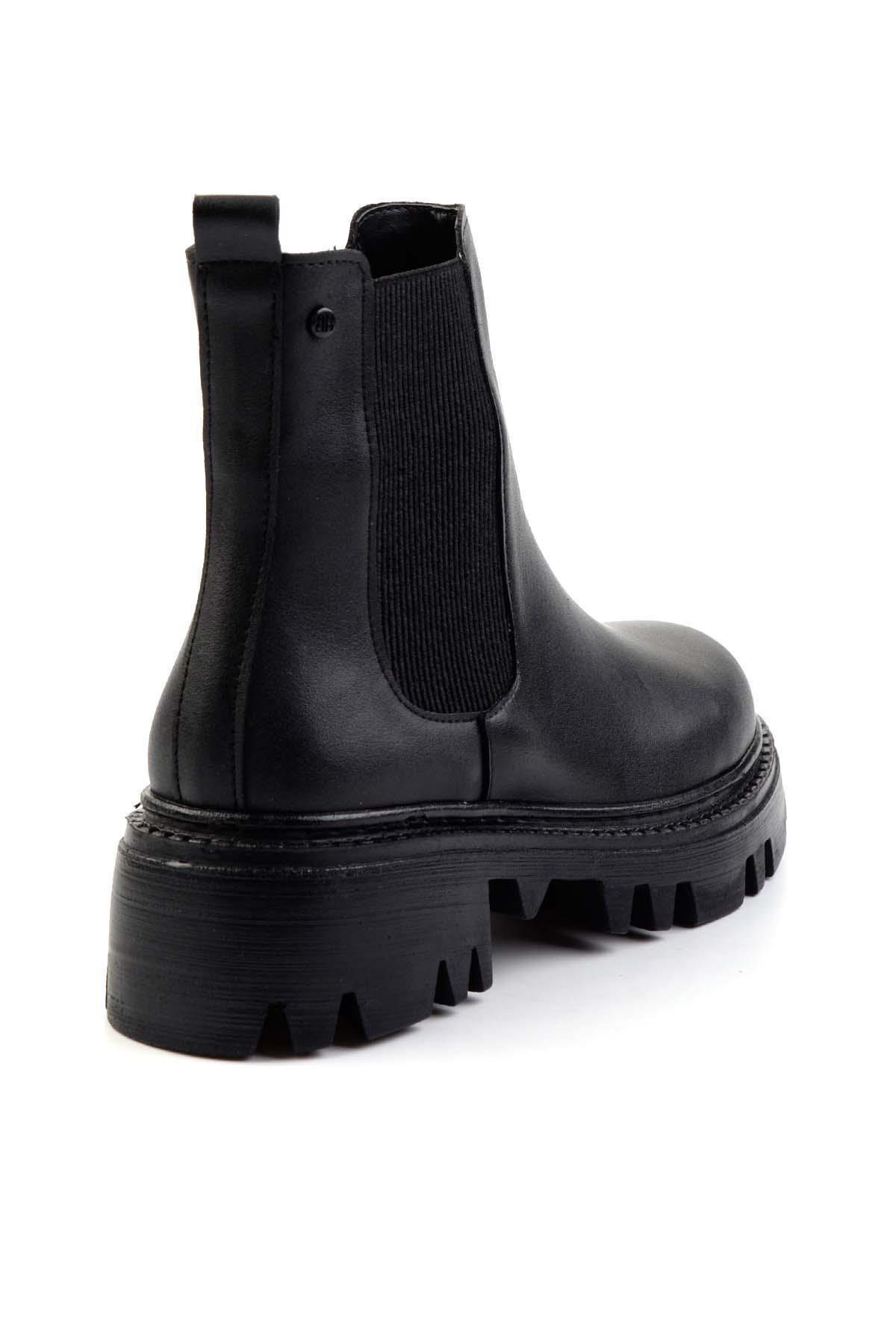 Siyah  Kadın Bot & Bootie K02140432009