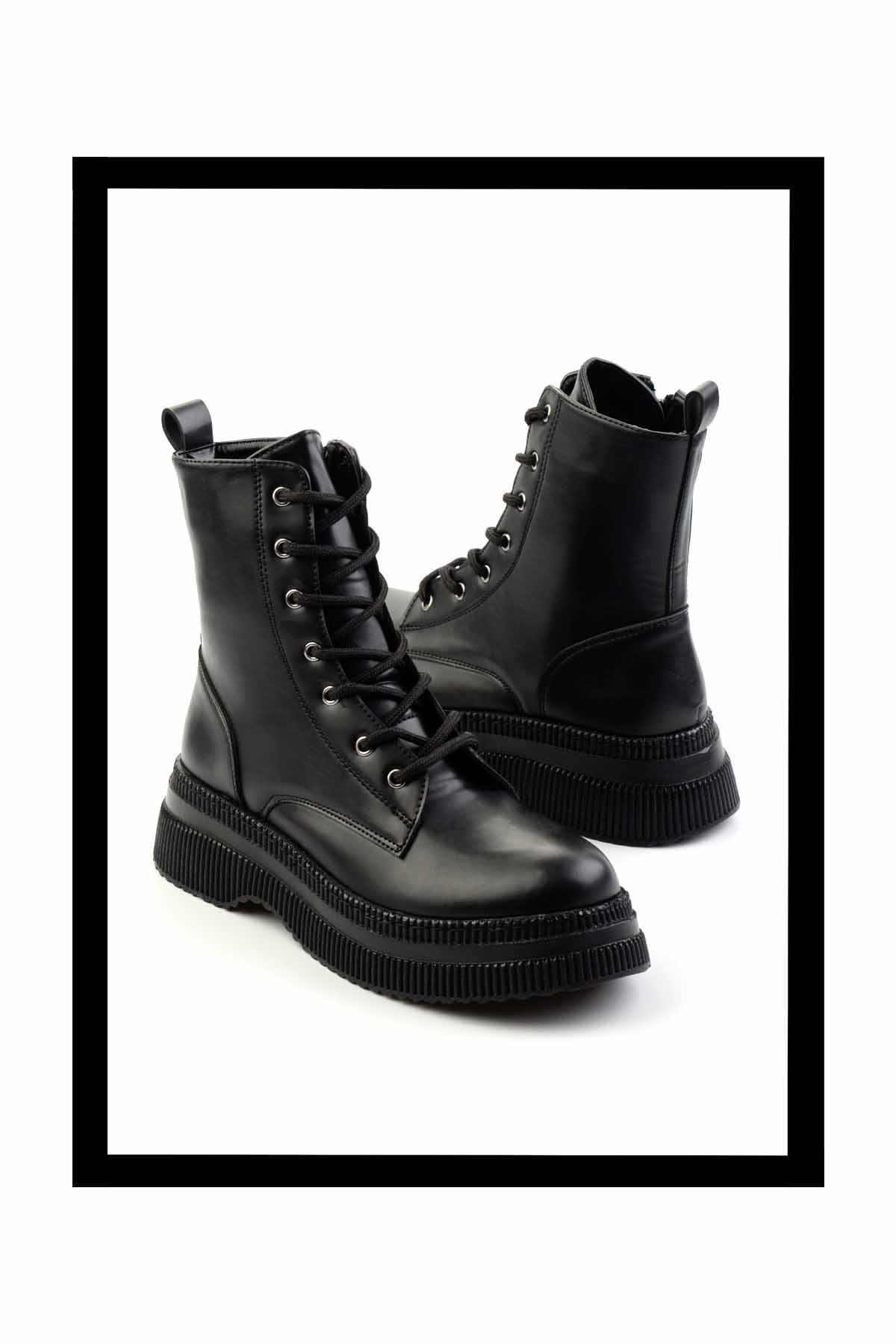 Siyah  Kadın Bot & Bootie K02140435009