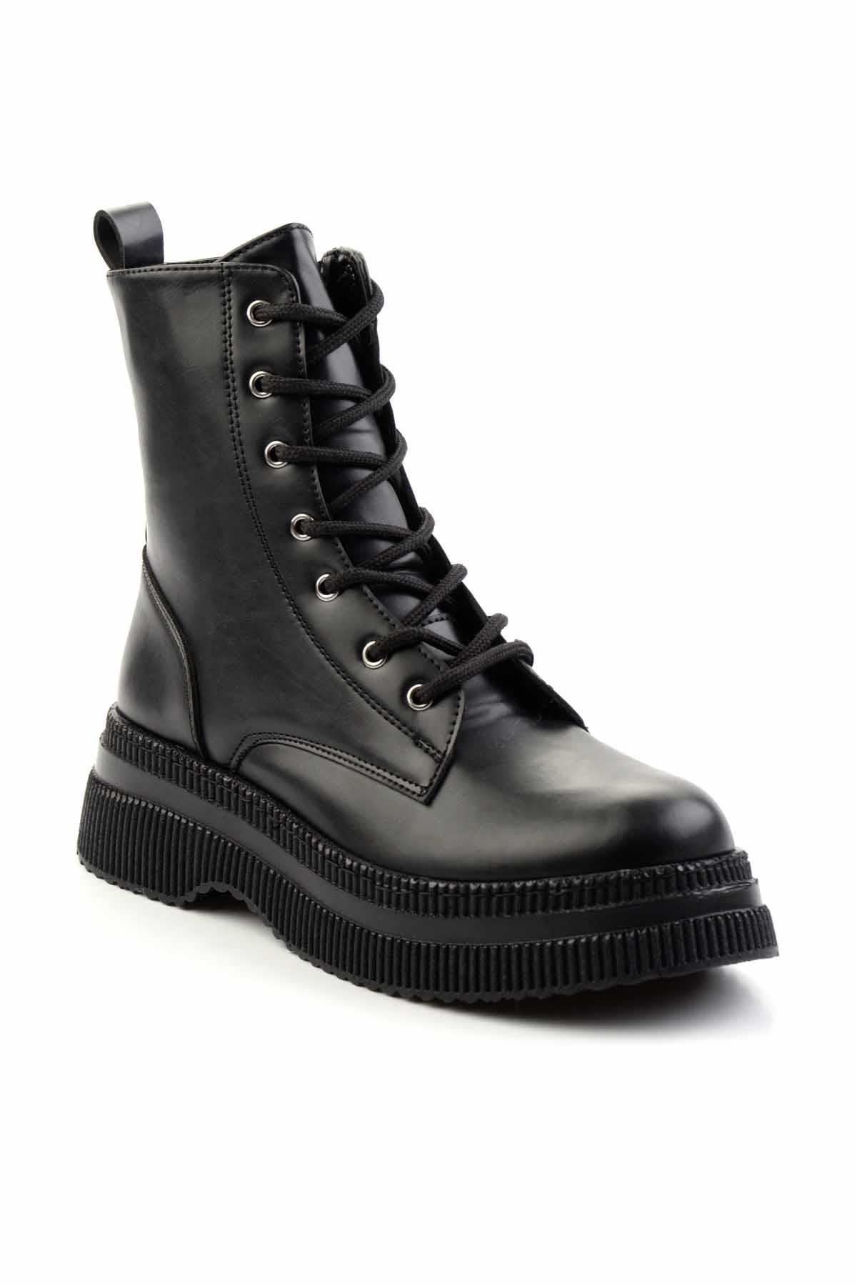 Siyah  Kadın Bot & Bootie K02140435009