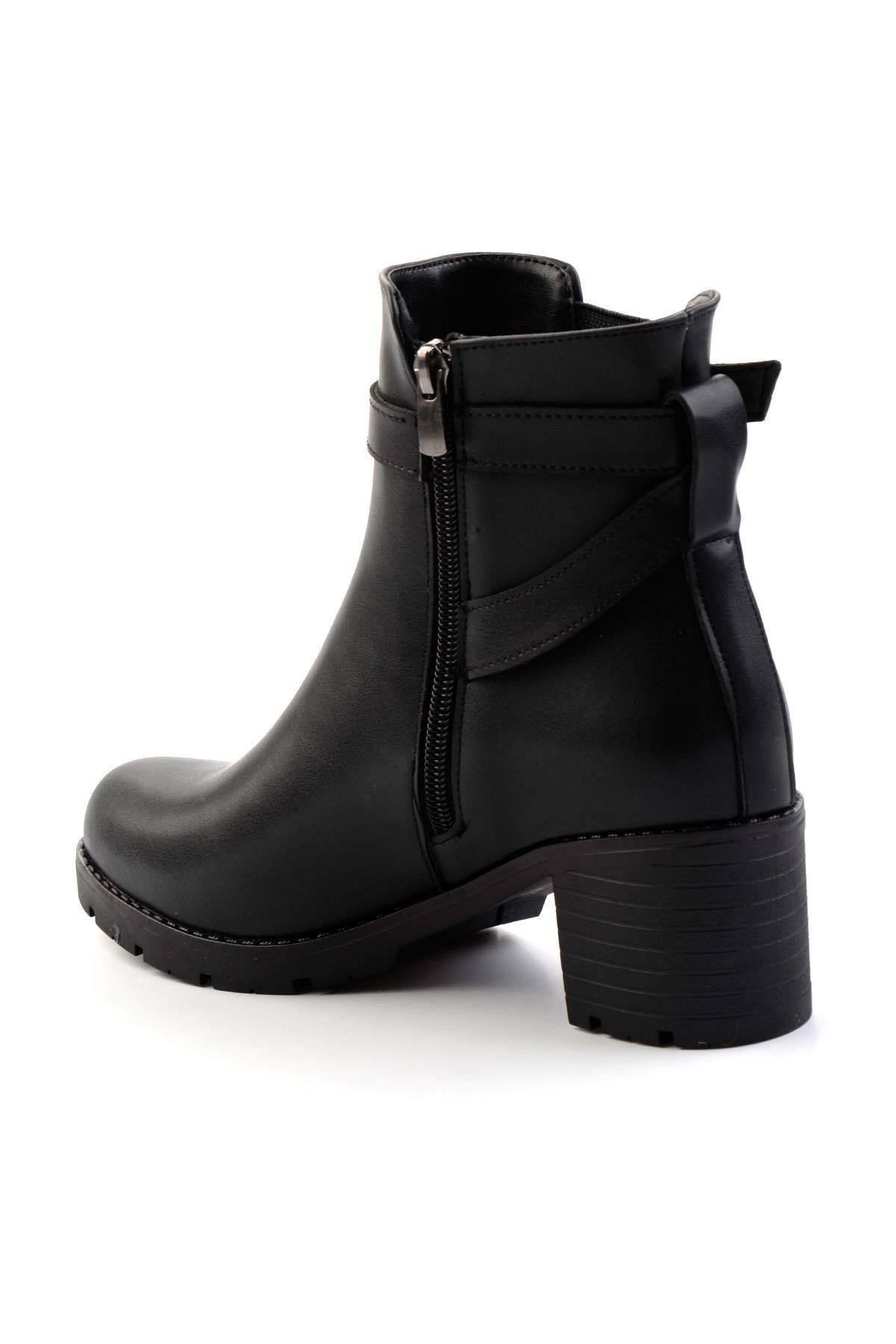 Siyah  Kadın Bot & Bootie K02156200609