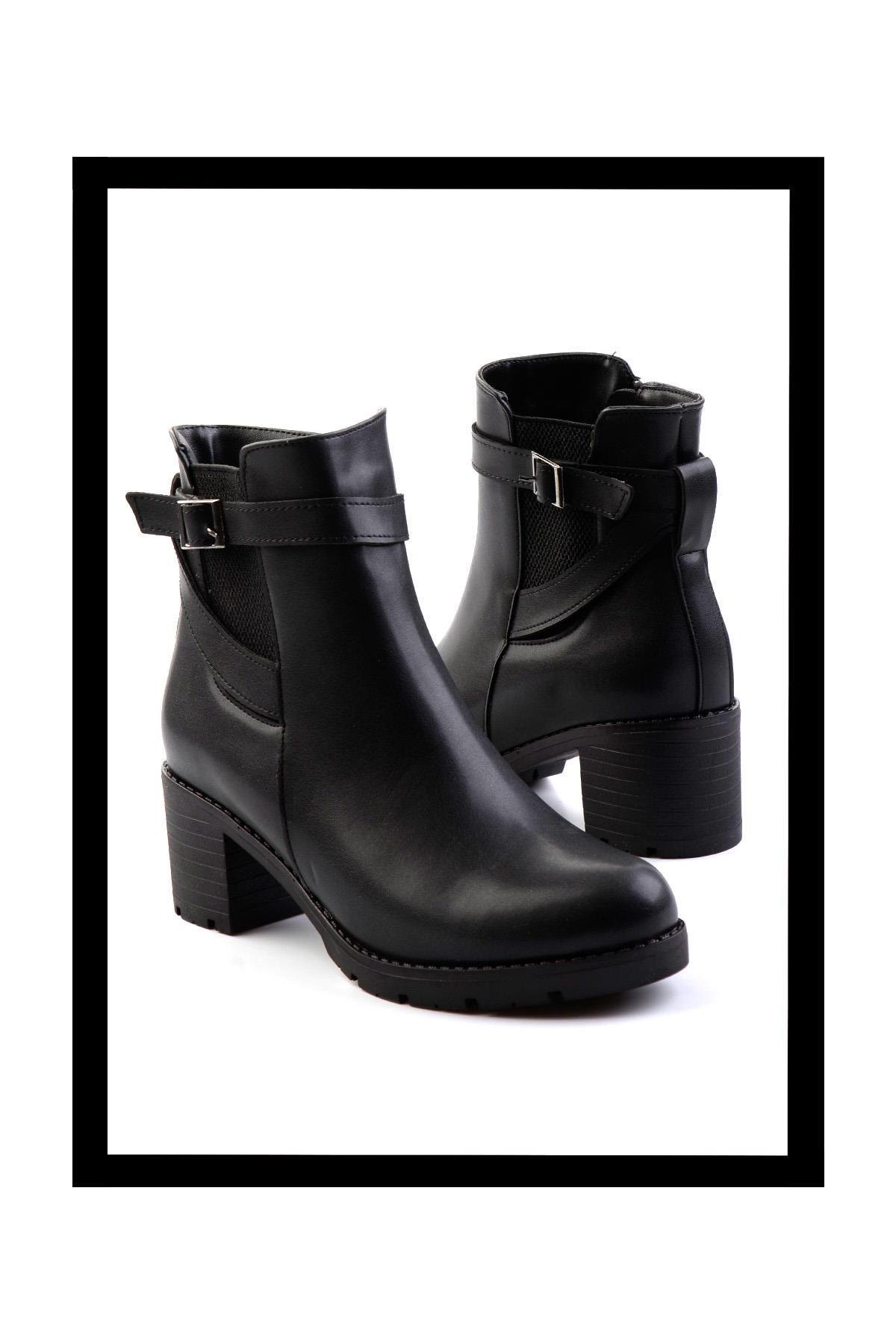 Siyah  Kadın Bot & Bootie K02156200609