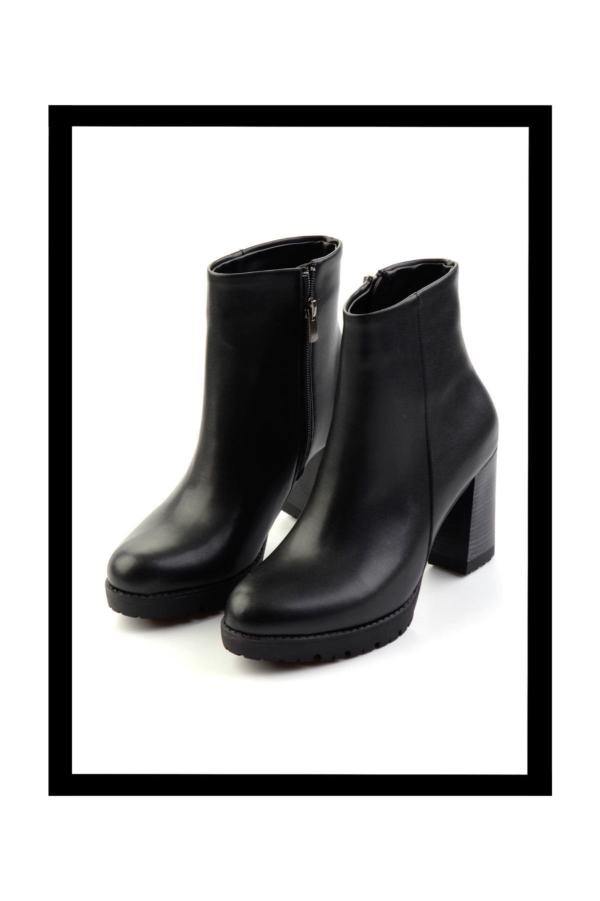 Siyah  Kadın Bot & Bootie K02156202409