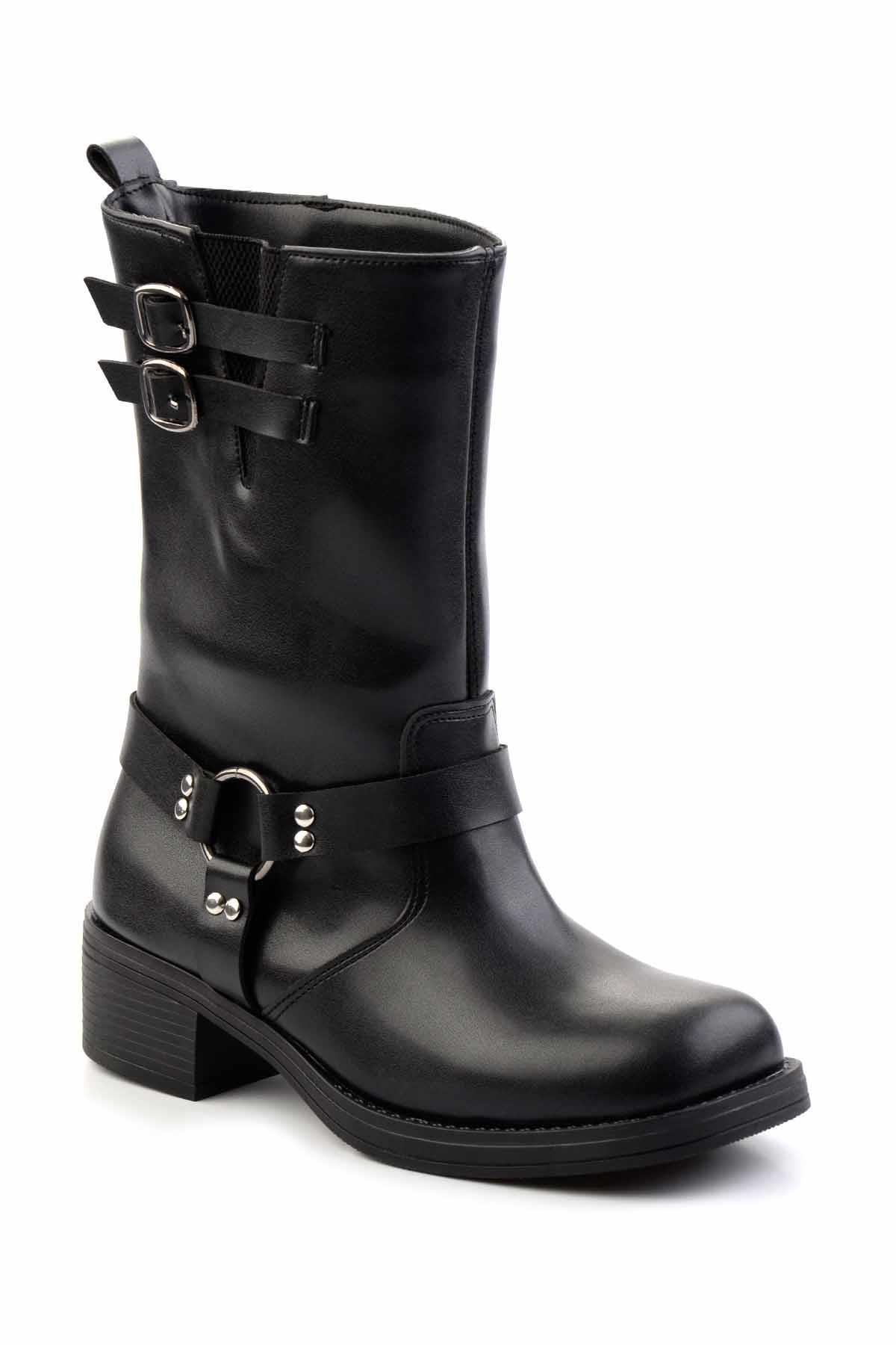 Siyah  Kadın Bot & Bootie K02156203209