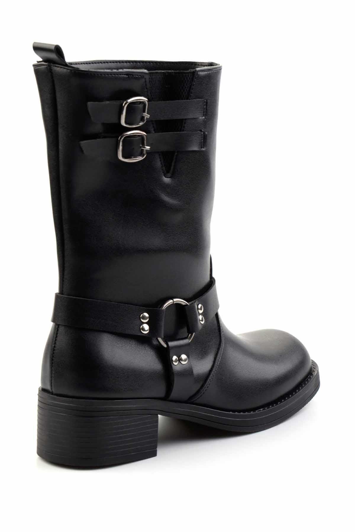 Siyah  Kadın Bot & Bootie K02156203209