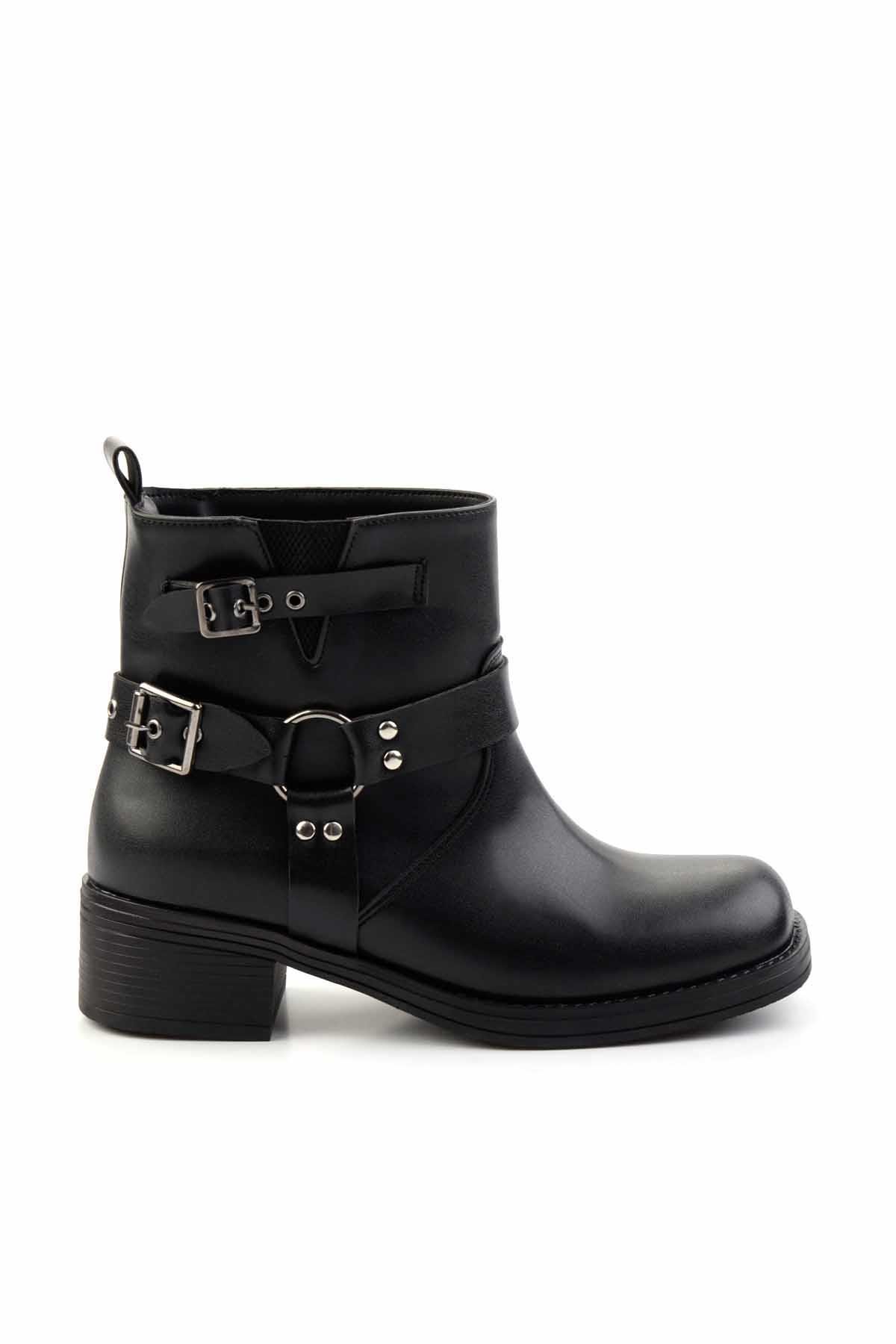 Siyah  Kadın Bot & Bootie K02156203409