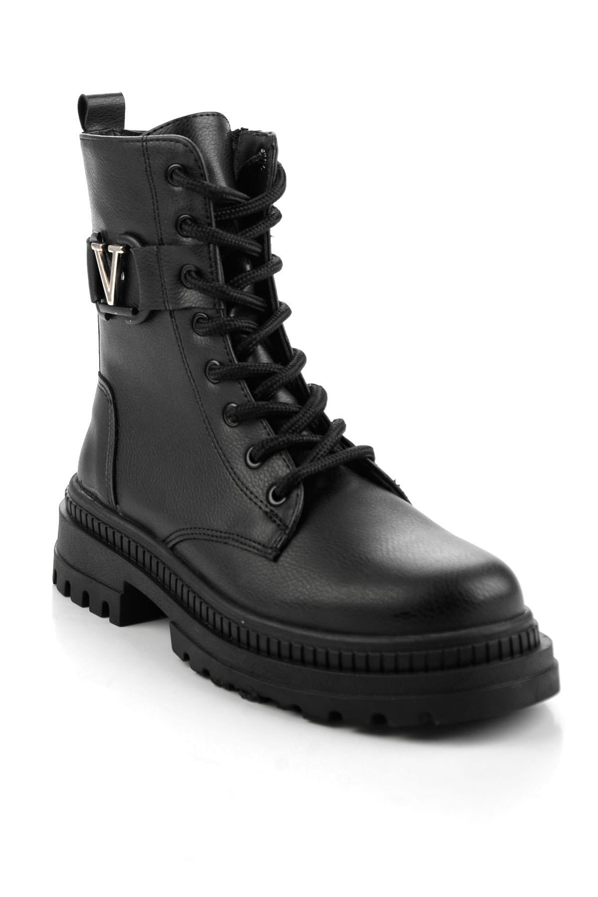 Siyah  Kadın Bot & Bootie K02179521209