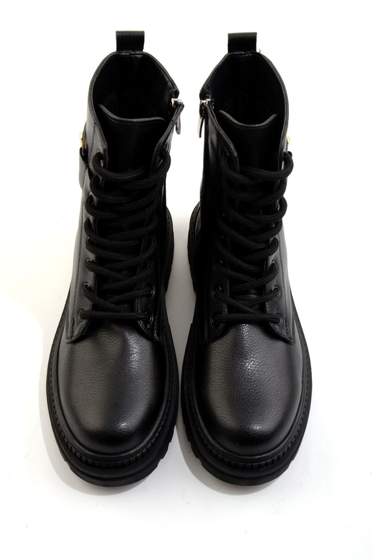 Siyah  Kadın Bot & Bootie K02179521309
