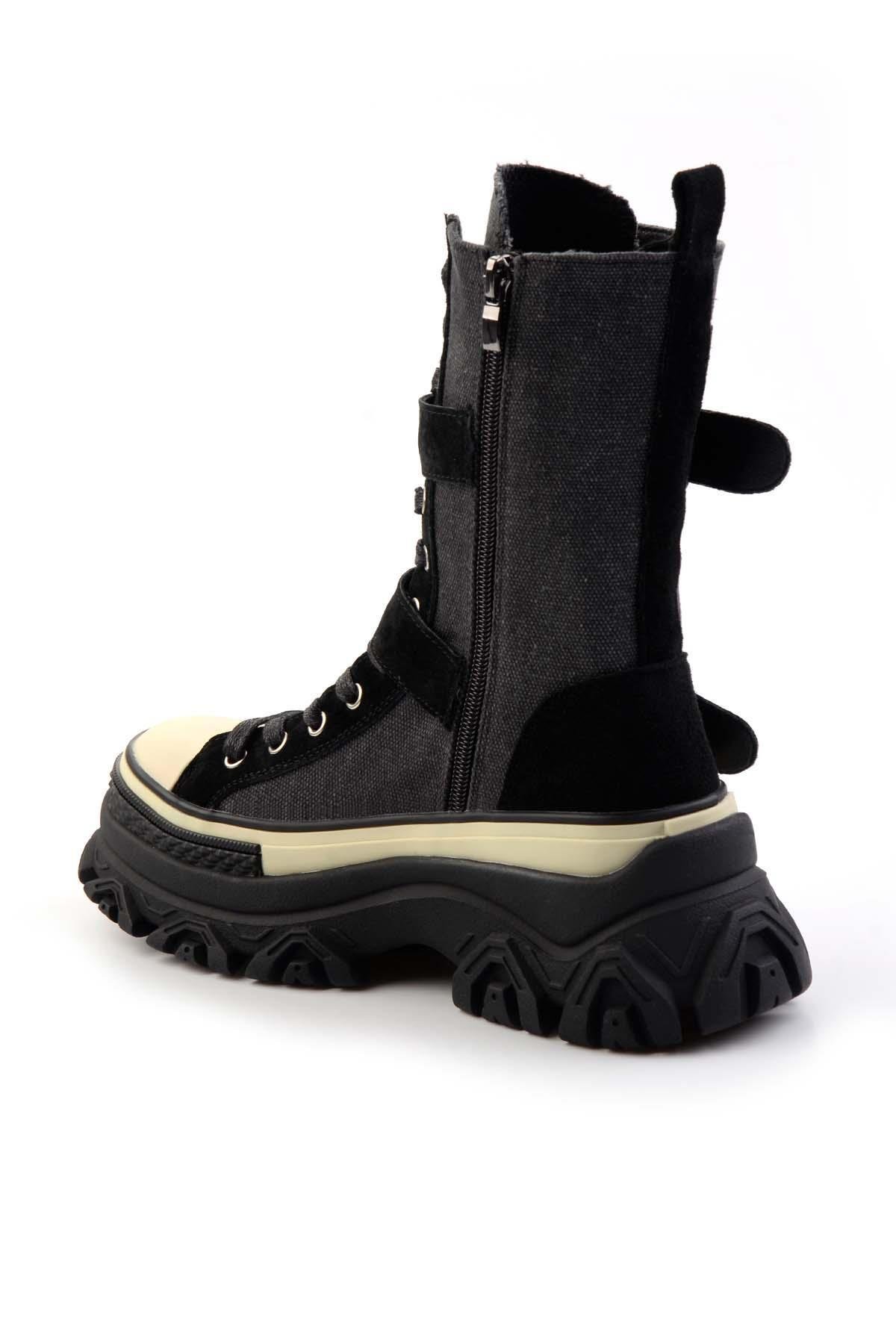 Siyah  Kadın Bot & Bootie K02185039718