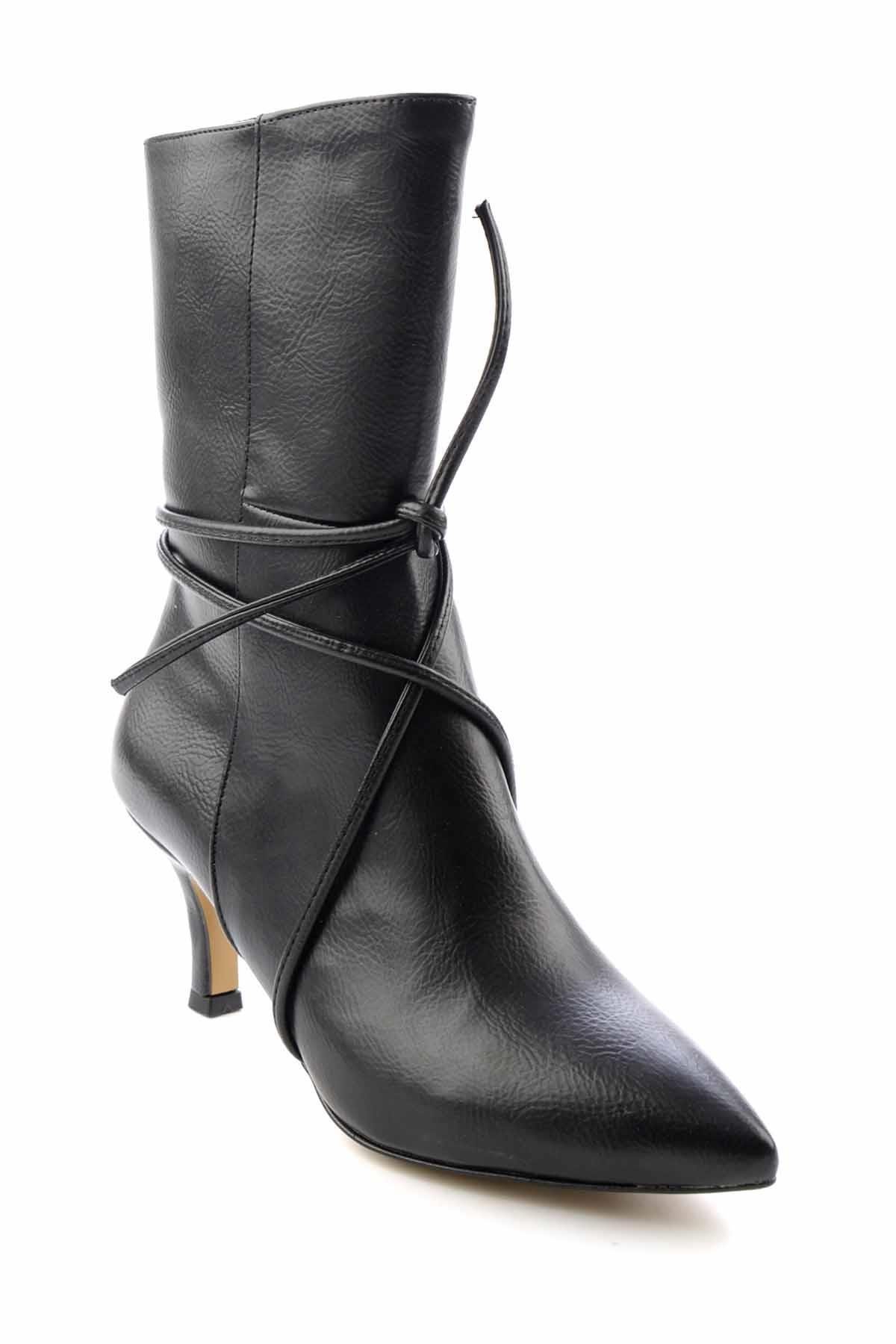 Siyah  Kadın Bot & Bootie K02189031009