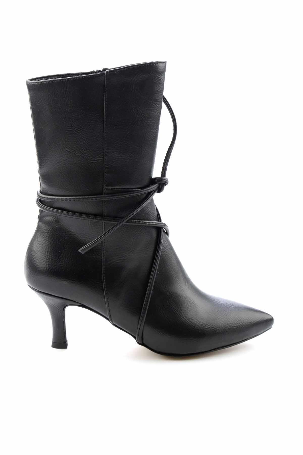 Siyah  Kadın Bot & Bootie K02189031009