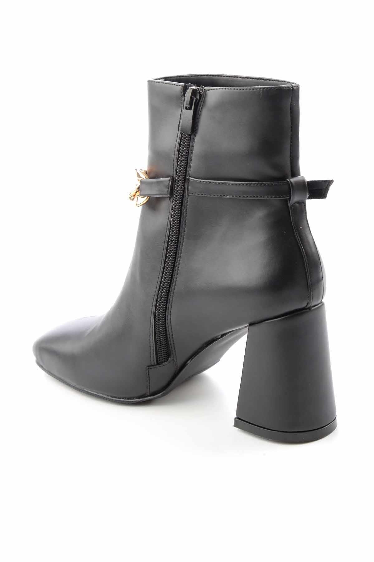 Siyah  Kadın Bot & Bootie K02189040509