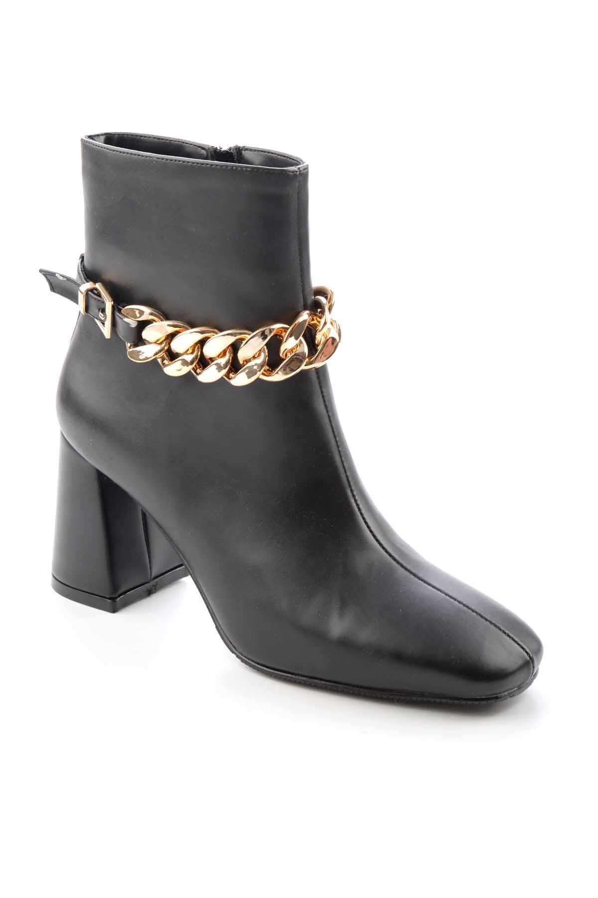 Siyah  Kadın Bot & Bootie K02189040509