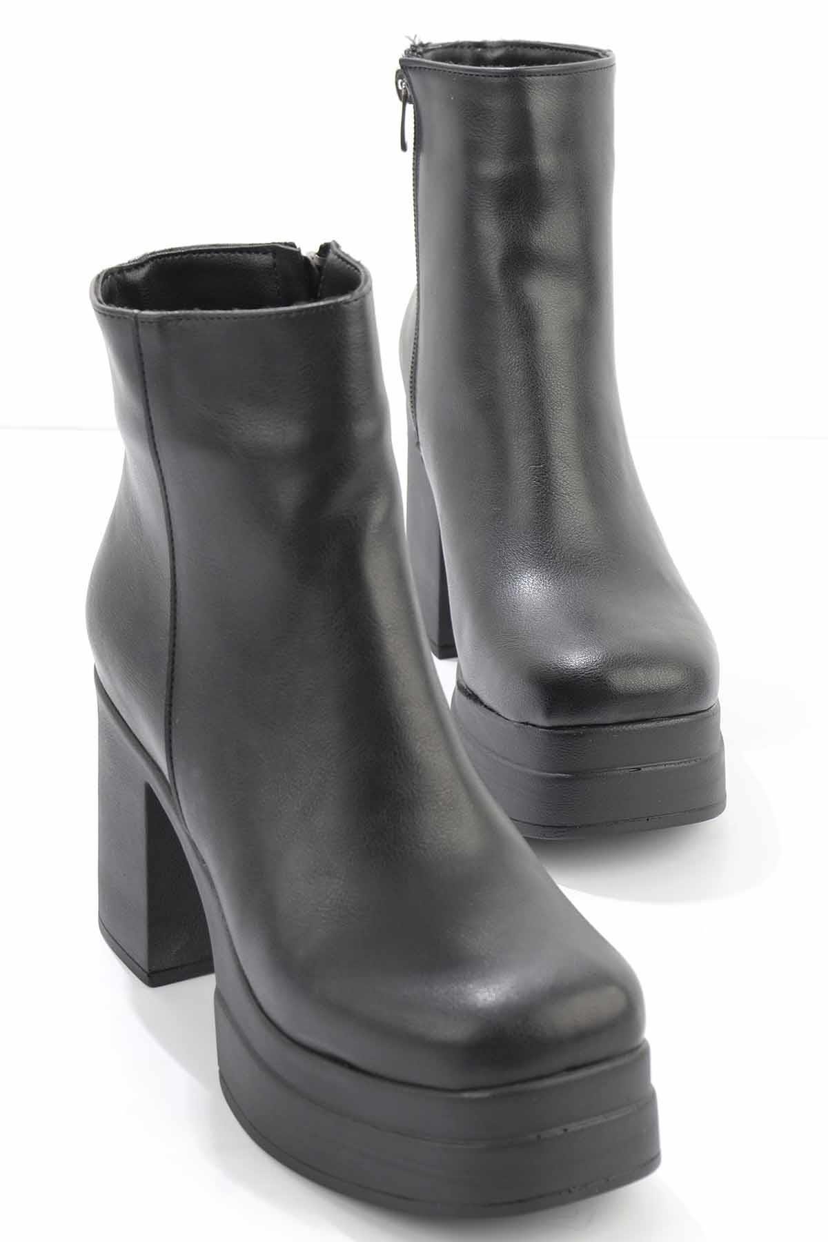Siyah  Kadın Bot & Bootie K02189600109