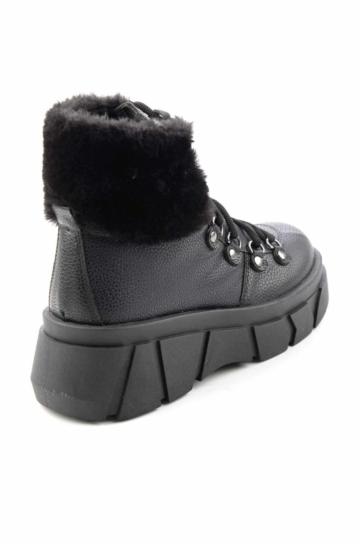 Siyah  Kadın Bot & Bootie K02201220209