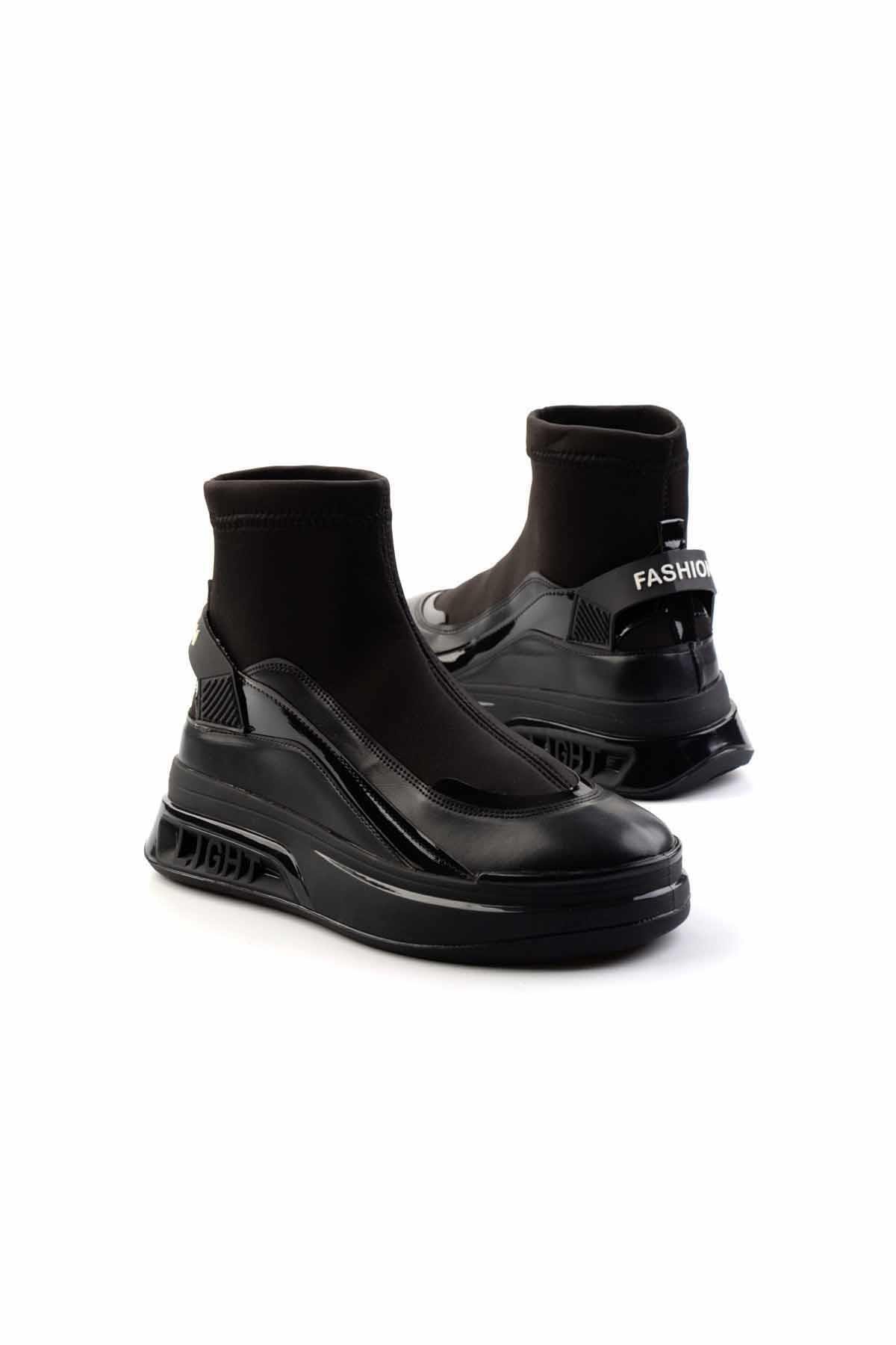 Siyah  Kadın Bot & Bootie K02212042517