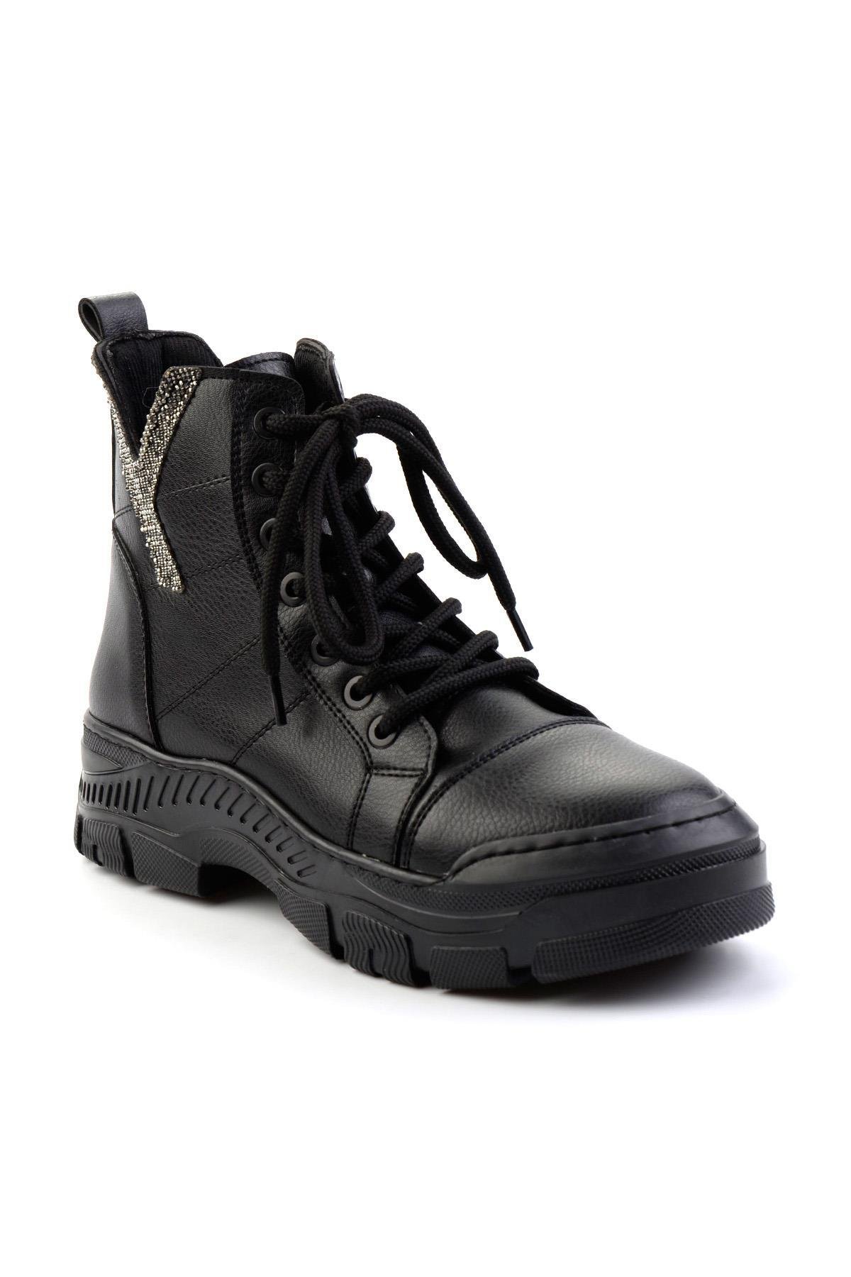 Siyah  Kadın Bot & Bootie K02216022009