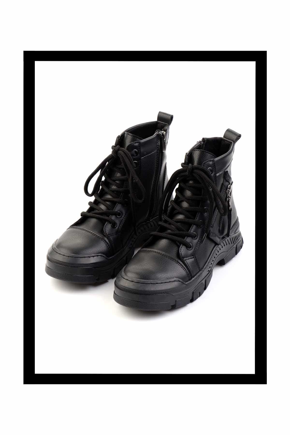 Siyah  Kadın Bot & Bootie K02216022509