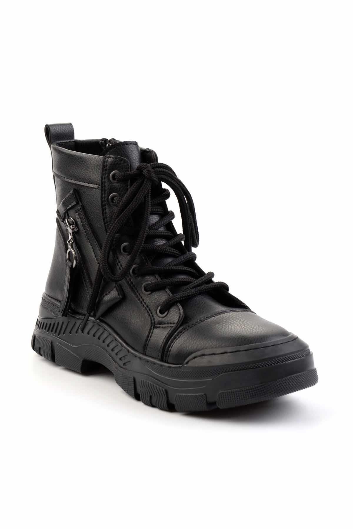 Siyah  Kadın Bot & Bootie K02216022509