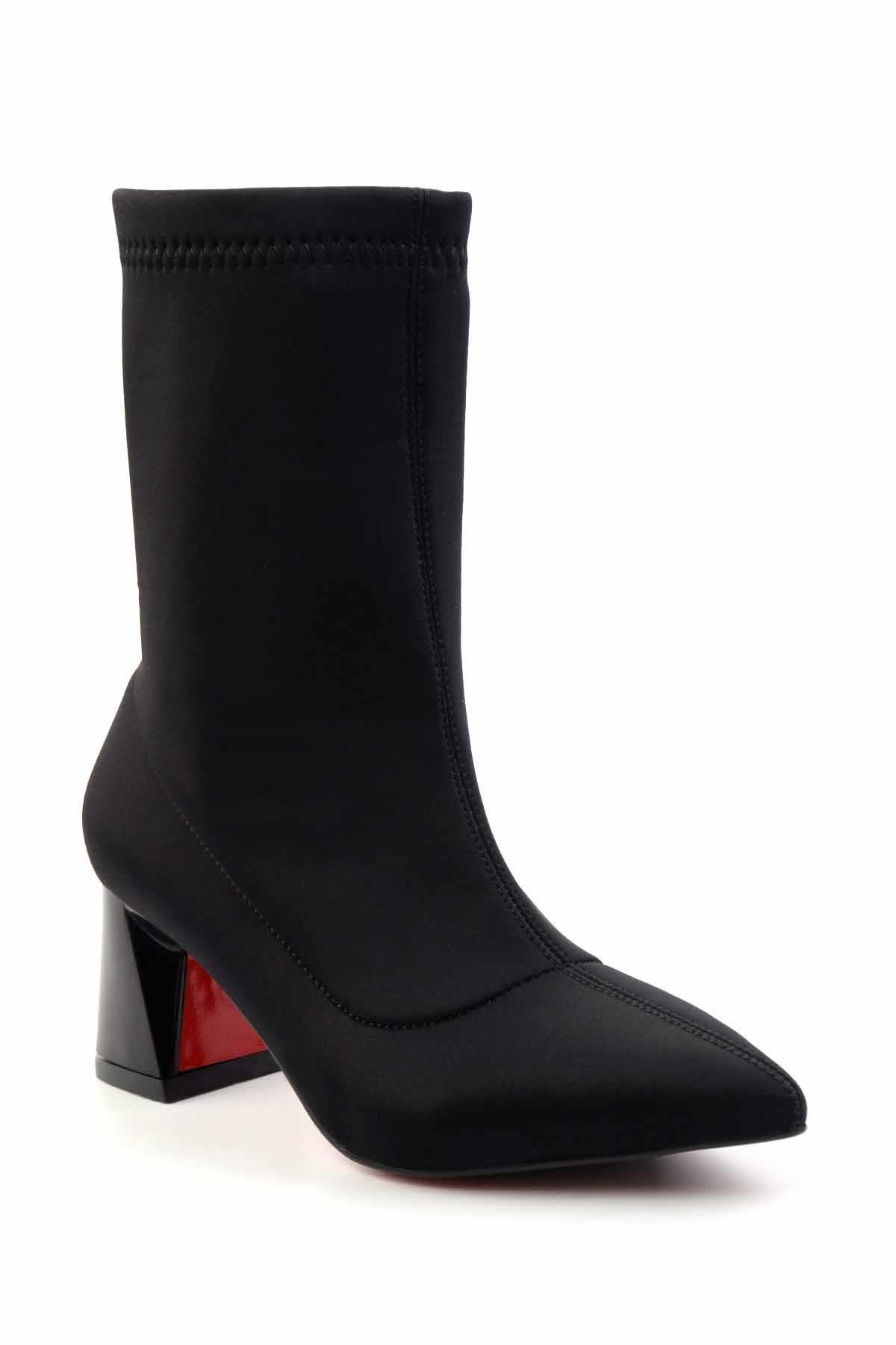 Siyah  Kadın Bot & Bootie K02231420217