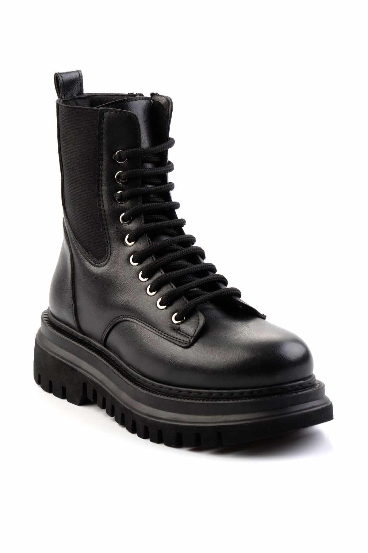 Siyah  Kadın Bot & Bootie K02377030409