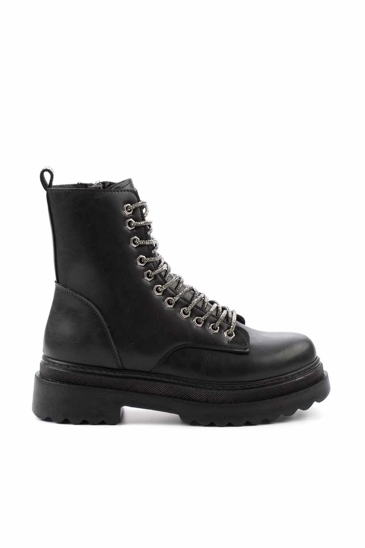 Siyah  Kadın Bot & Bootie K02377520209