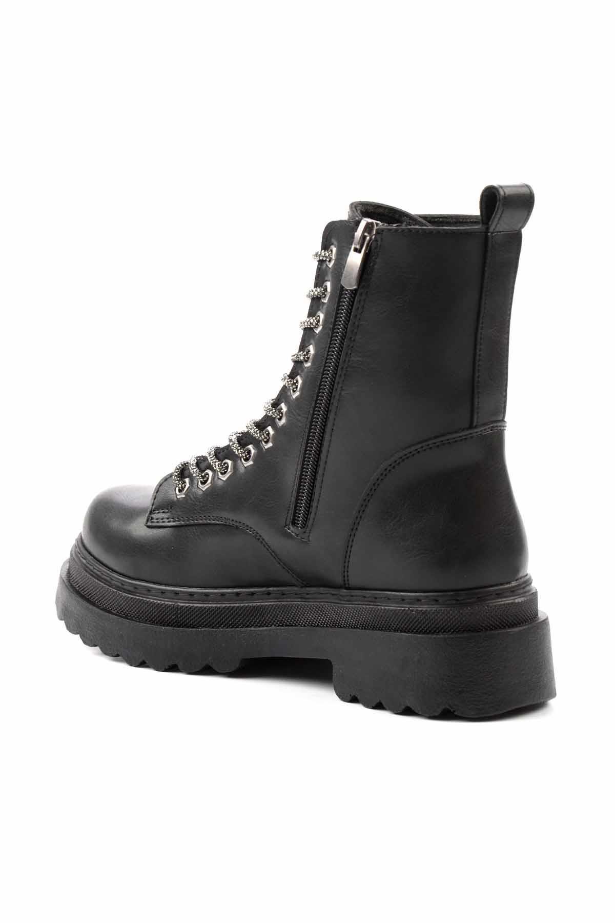 Siyah  Kadın Bot & Bootie K02377520209
