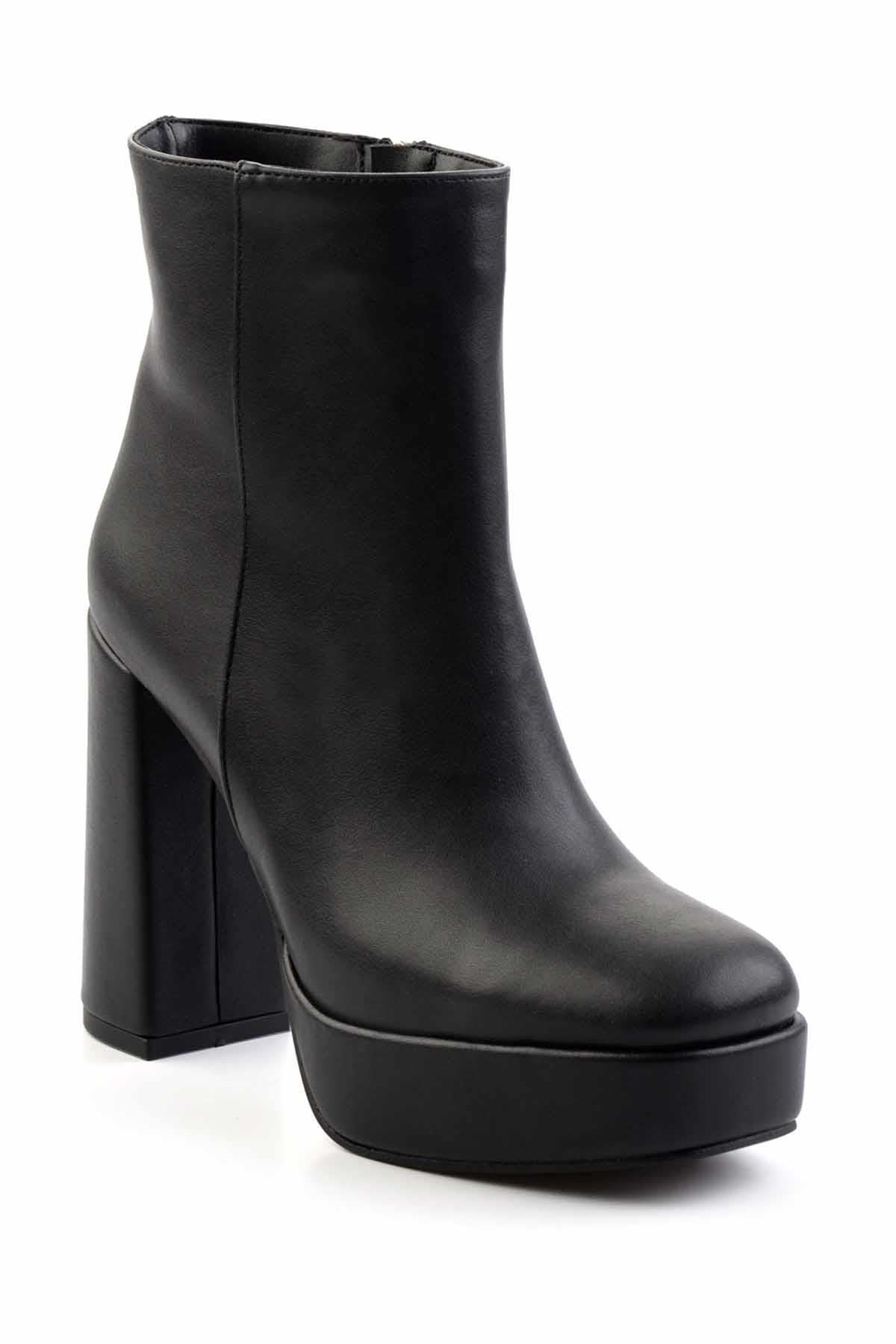 Siyah  Kadın Bot & Bootie K02527290409