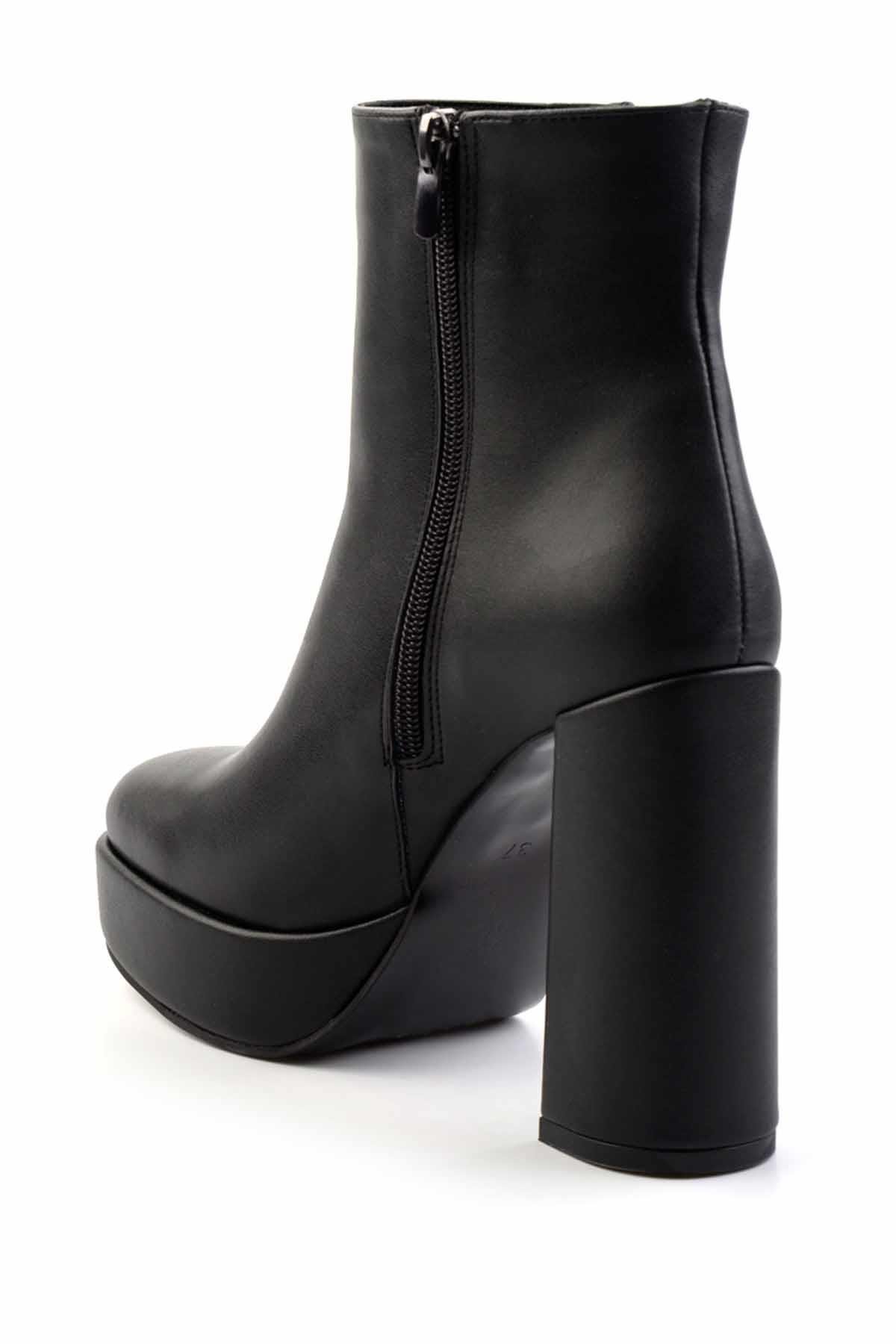 Siyah  Kadın Bot & Bootie K02527290409