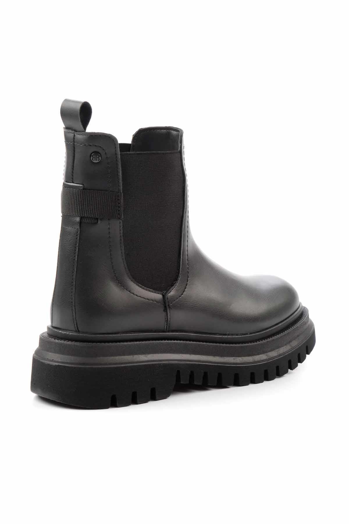 Siyah  Kadın Bot & Bootie K02538560409