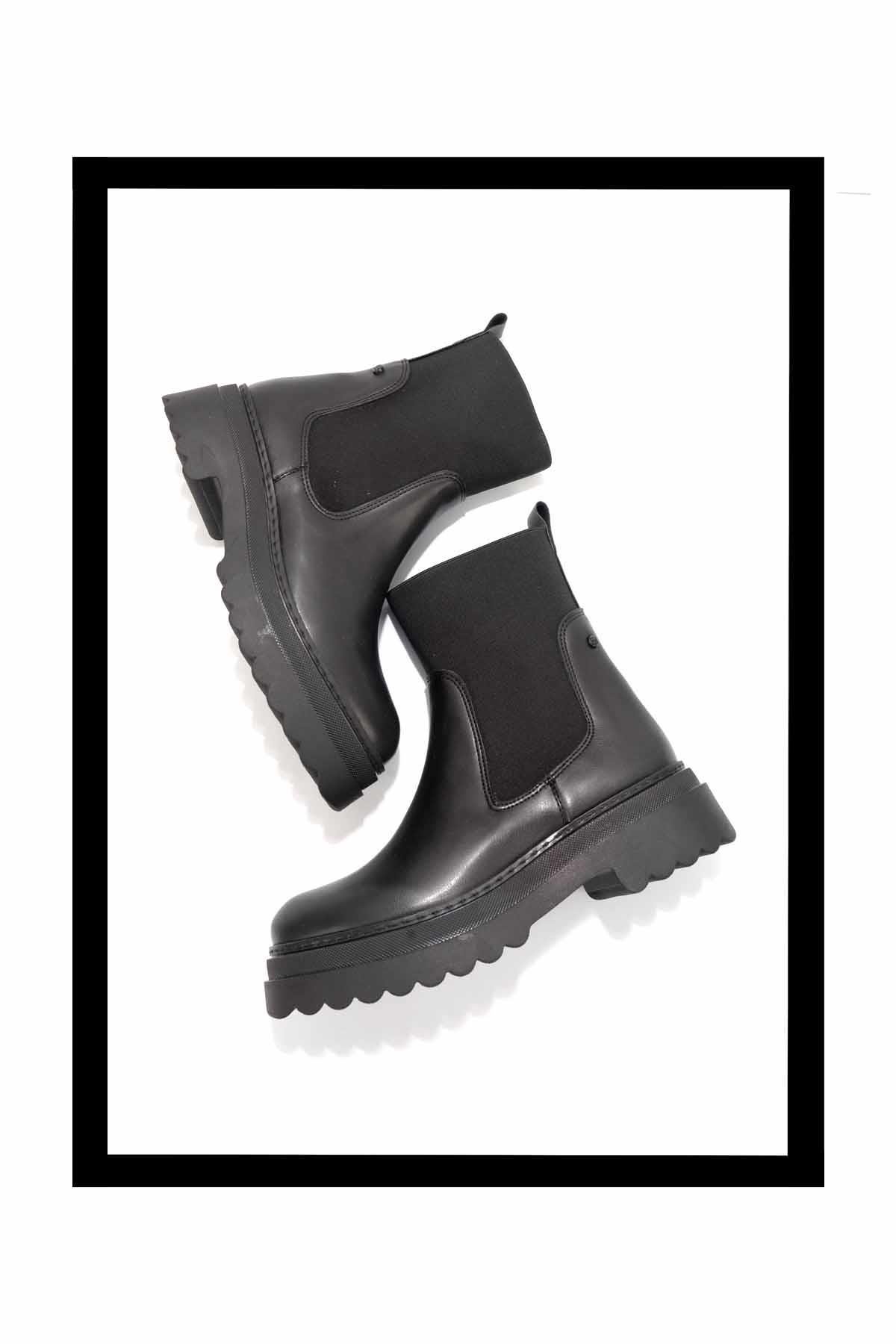 Siyah  Kadın Bot & Bootie K02538561009