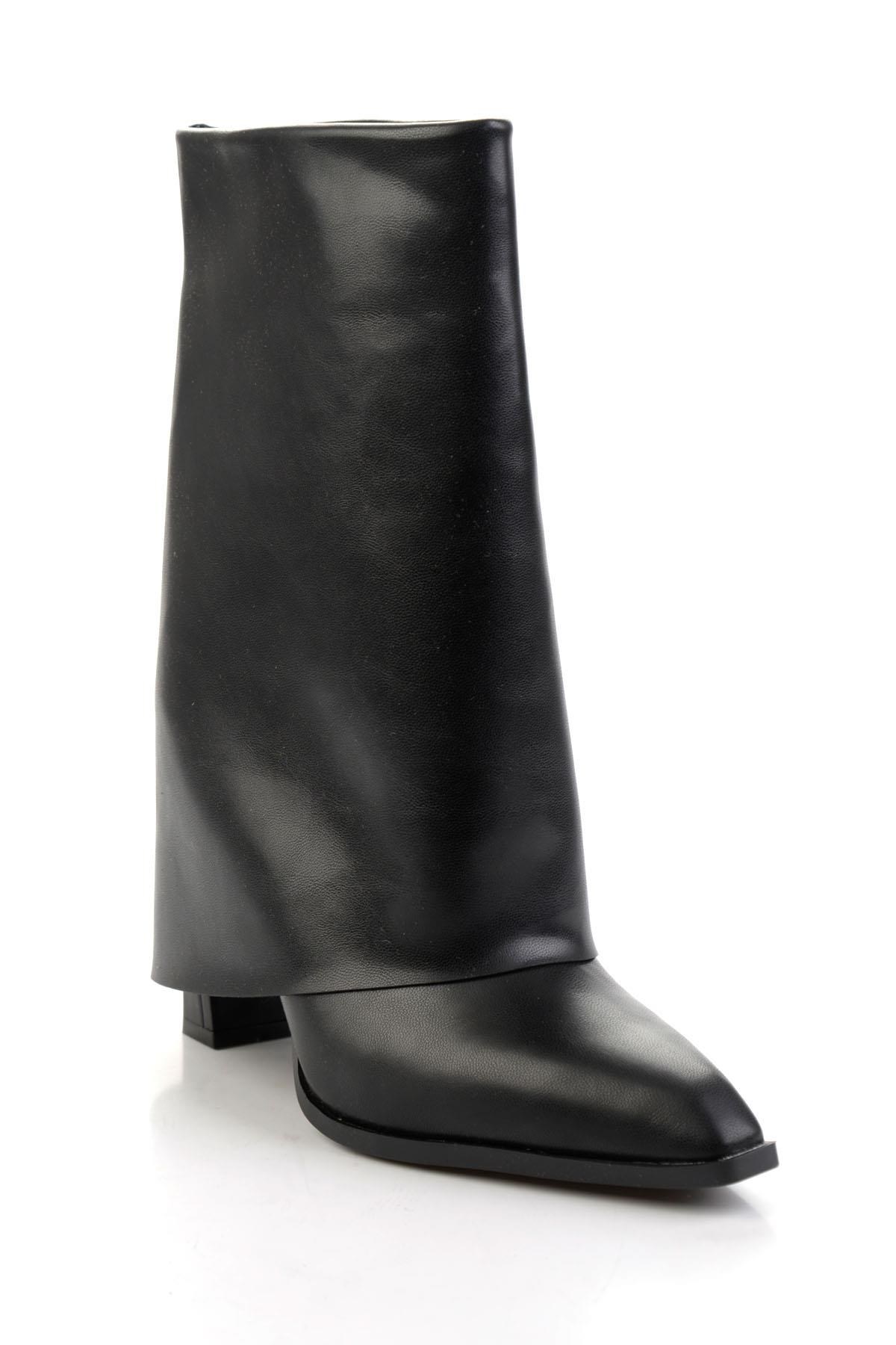 Siyah  Kadın Bot & Bootie K02565070309