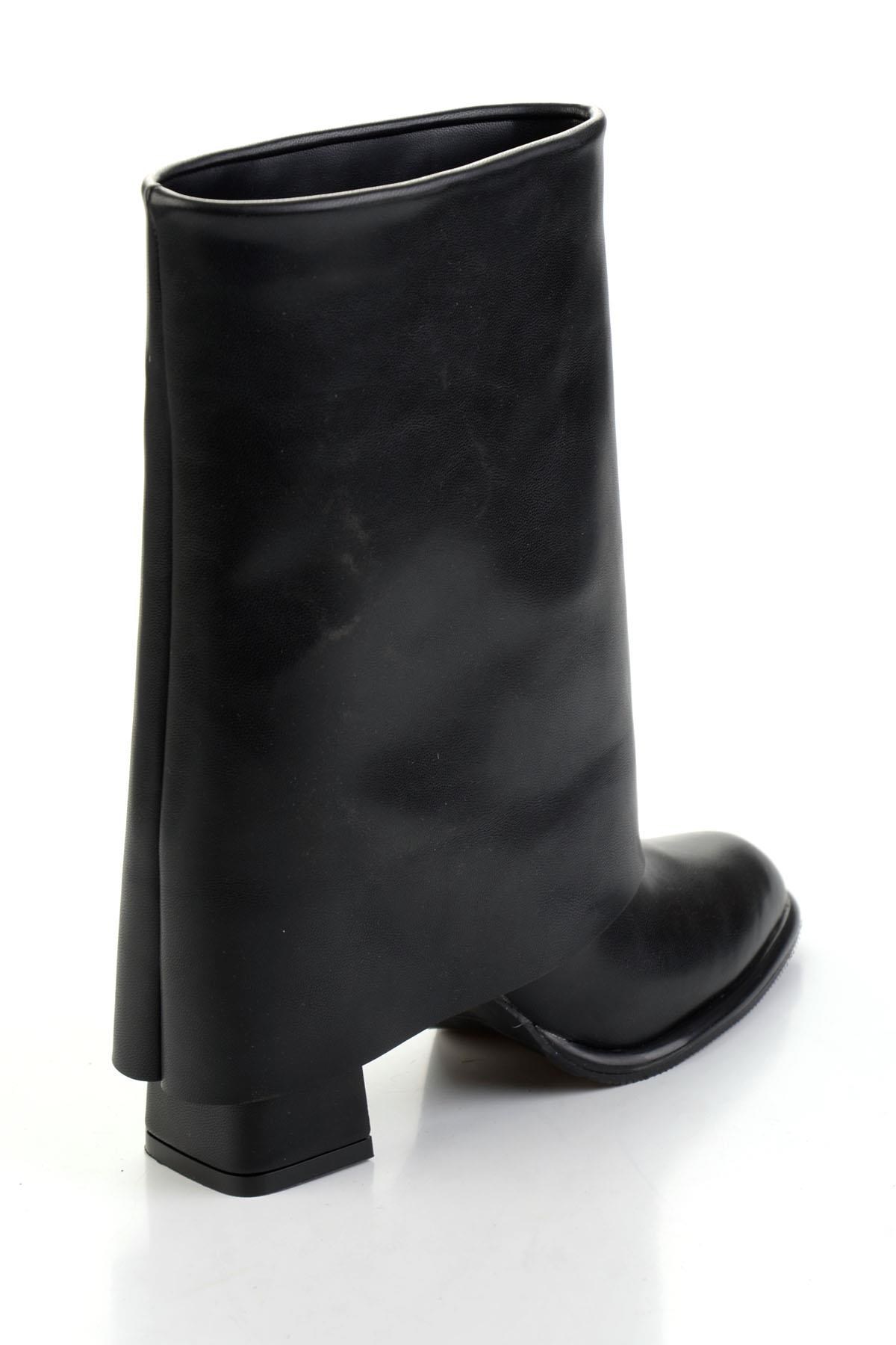 Siyah  Kadın Bot & Bootie K02565070409