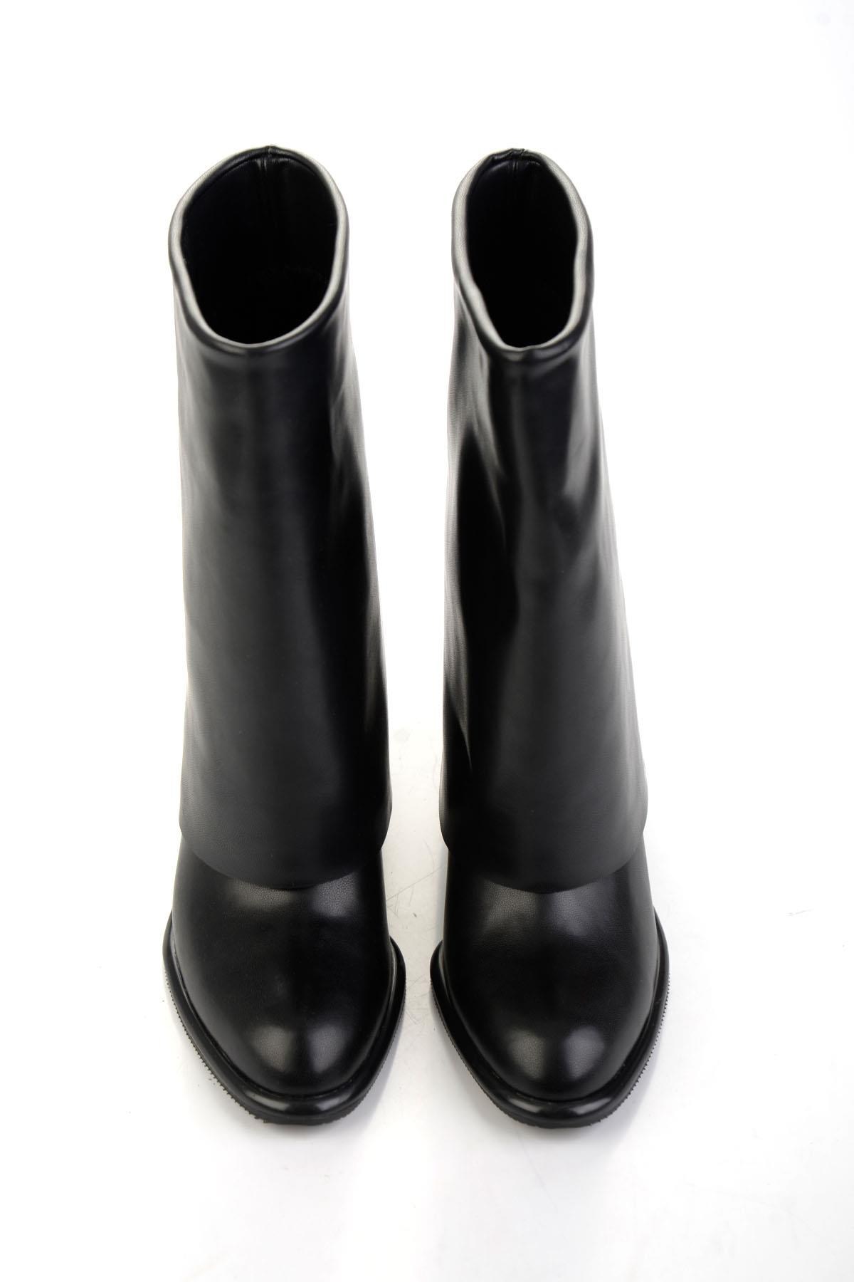 Siyah  Kadın Bot & Bootie K02565070409