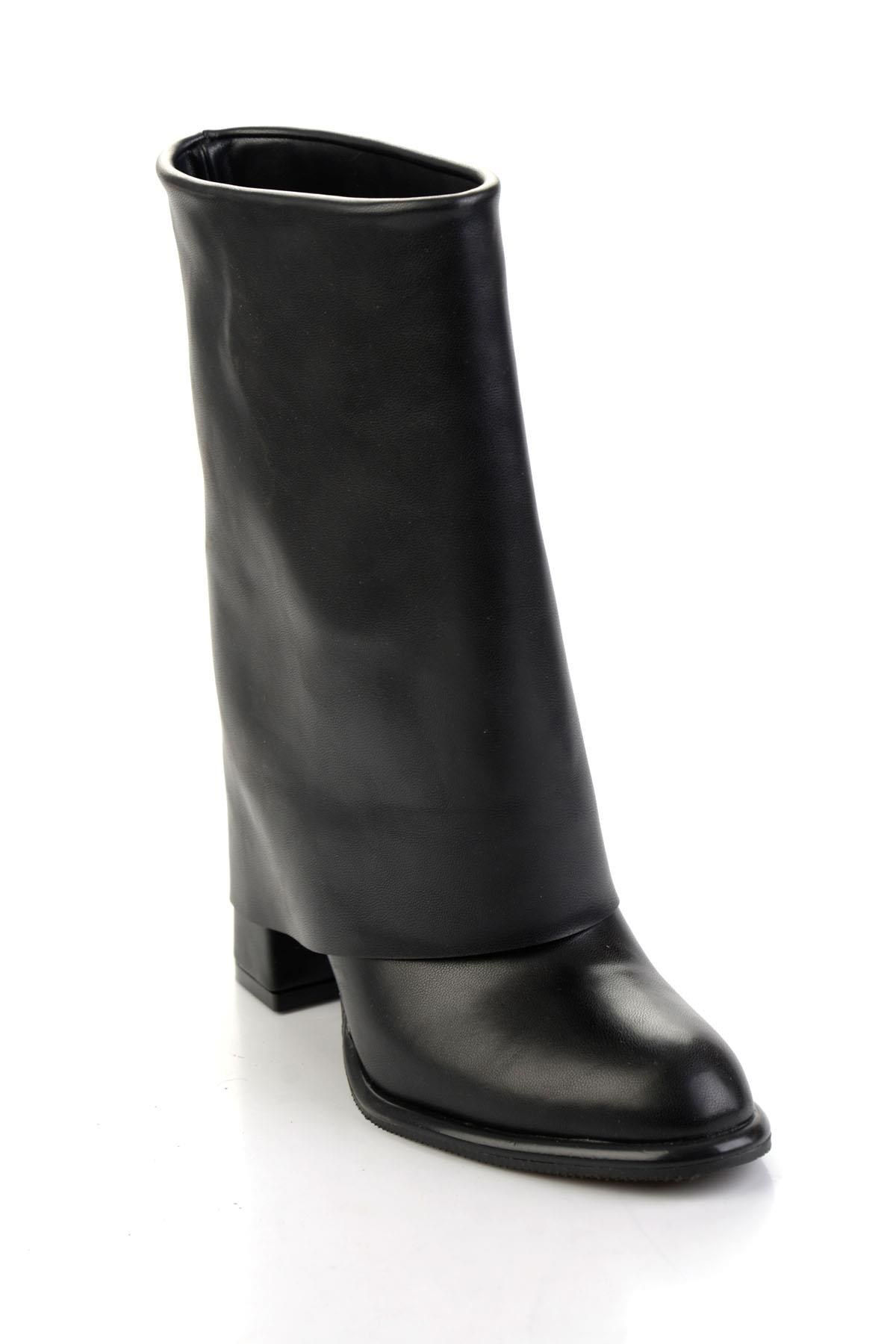 Siyah  Kadın Bot & Bootie K02565070409