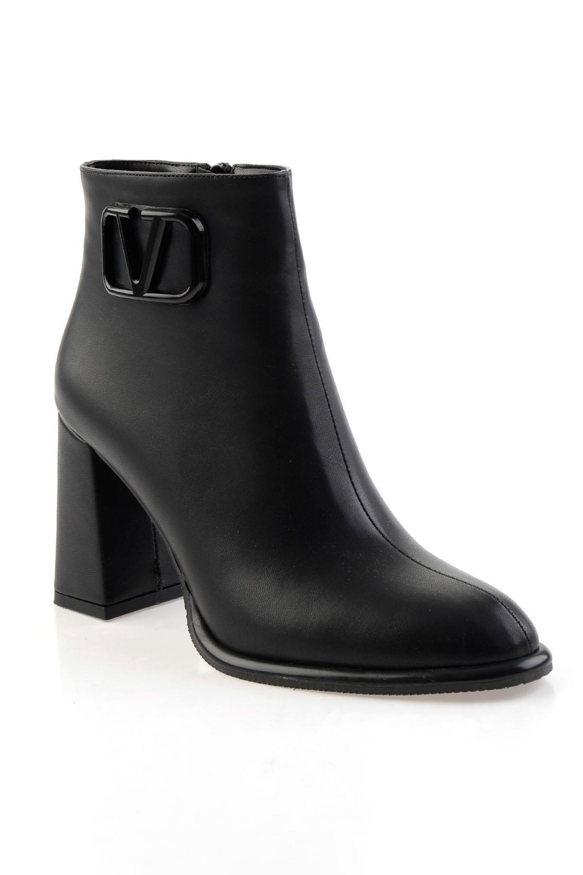 Siyah  Kadın Bot & Bootie K02565070509