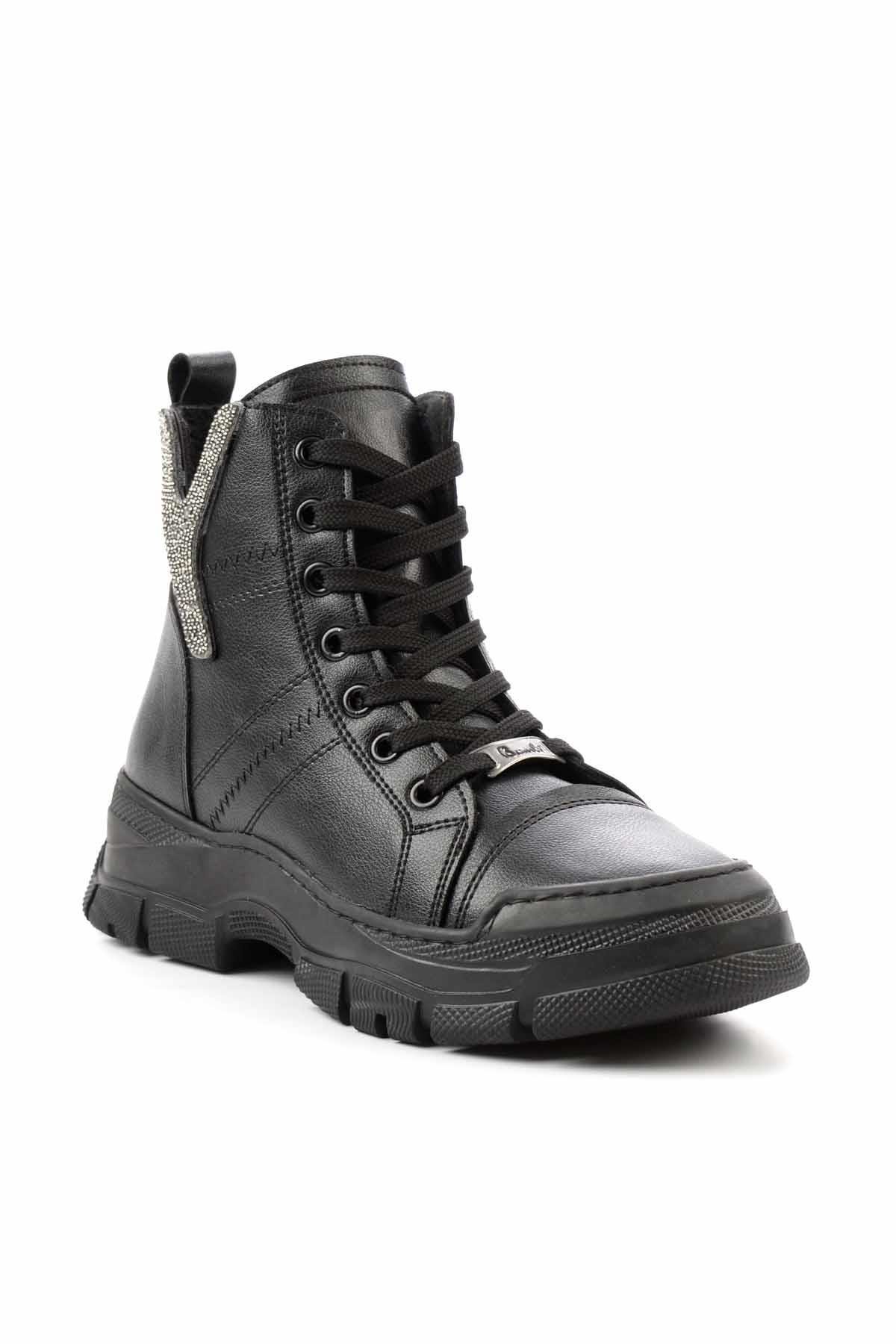 Siyah  Kadın Bot & Bootie K02566007809