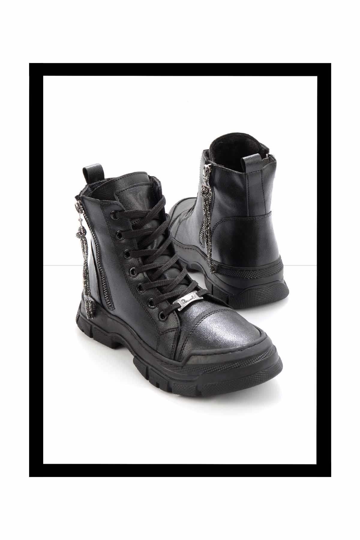 Siyah  Kadın Bot & Bootie K02566008009