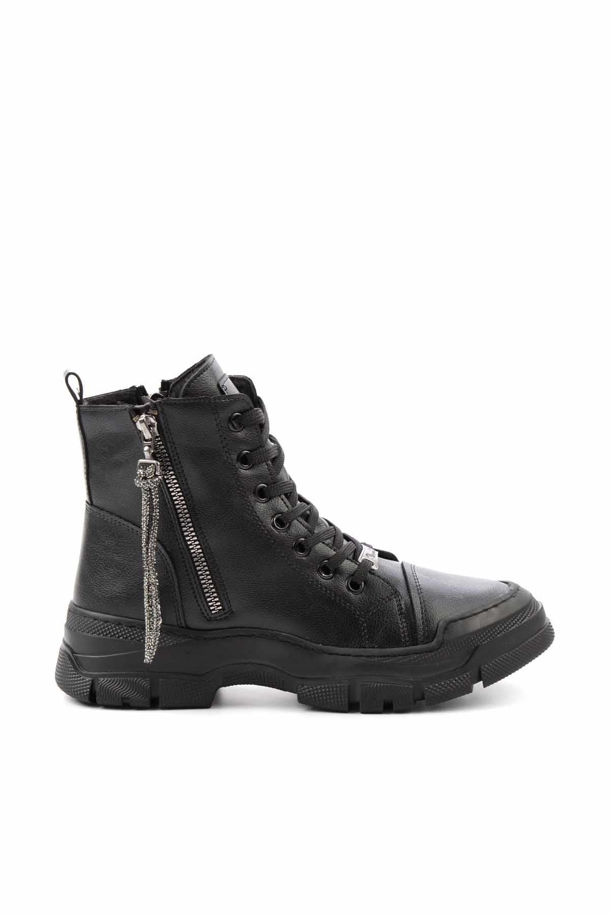 Siyah  Kadın Bot & Bootie K02566008009