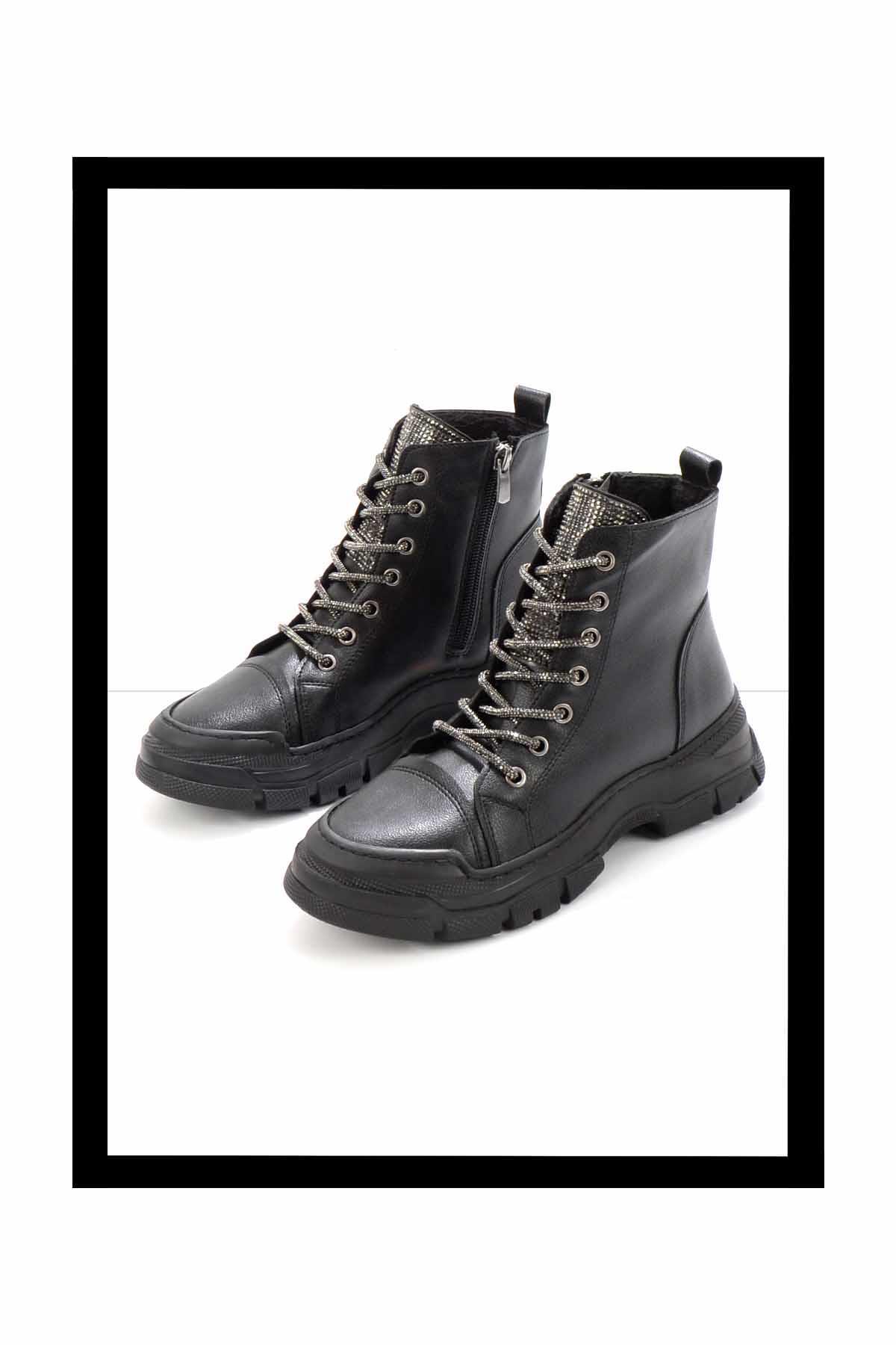 Siyah  Kadın Bot & Bootie K02566008109