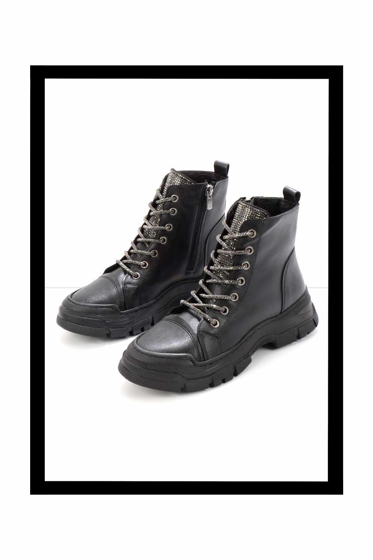 Siyah  Kadın Bot & Bootie K02566008109