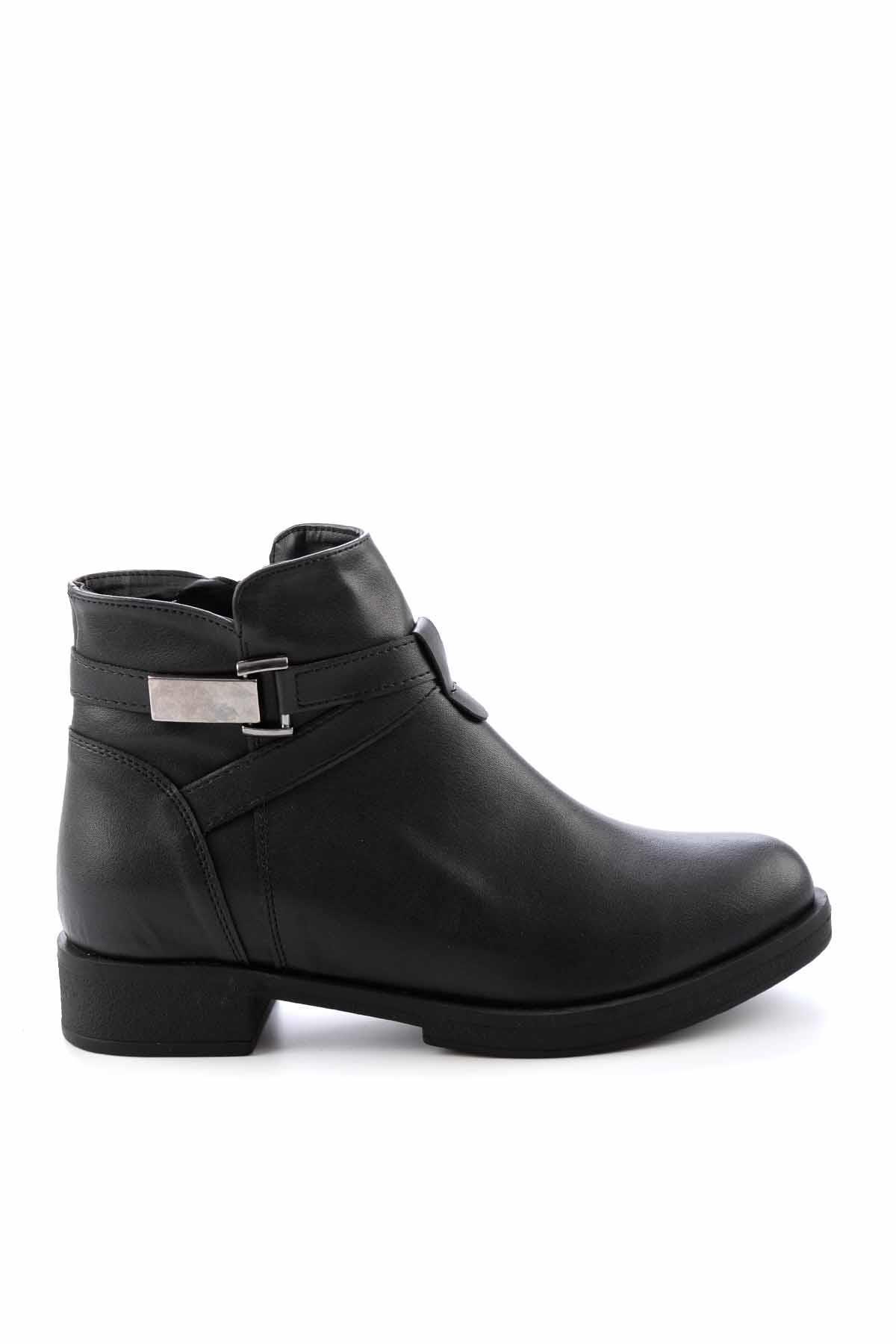 Siyah  Kadın Bot & Bootie K02586202009