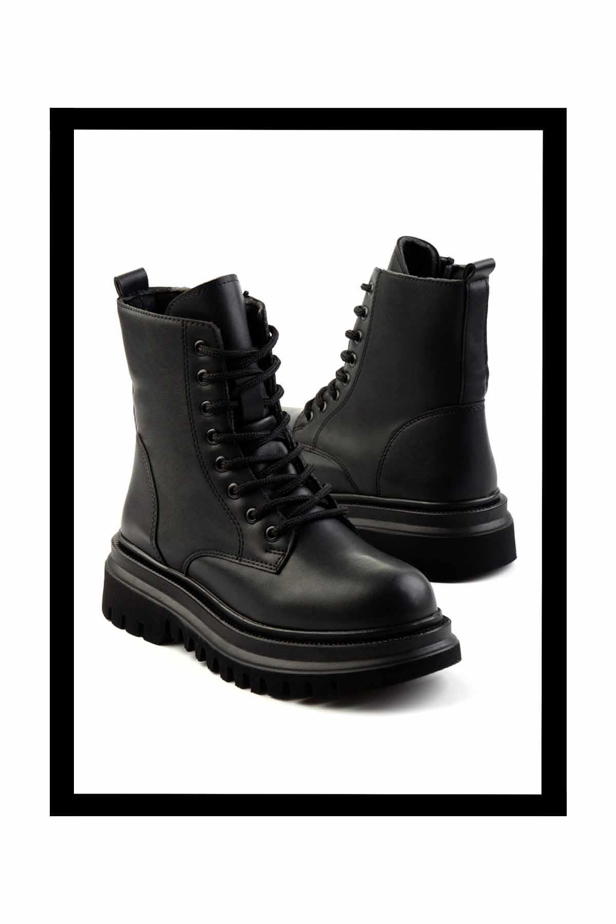 Siyah  Kadın Bot & Bootie K02590030609
