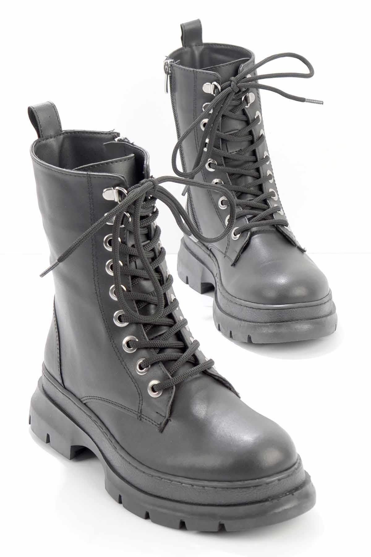 Siyah  Kadın Bot & Bootie K02652100409