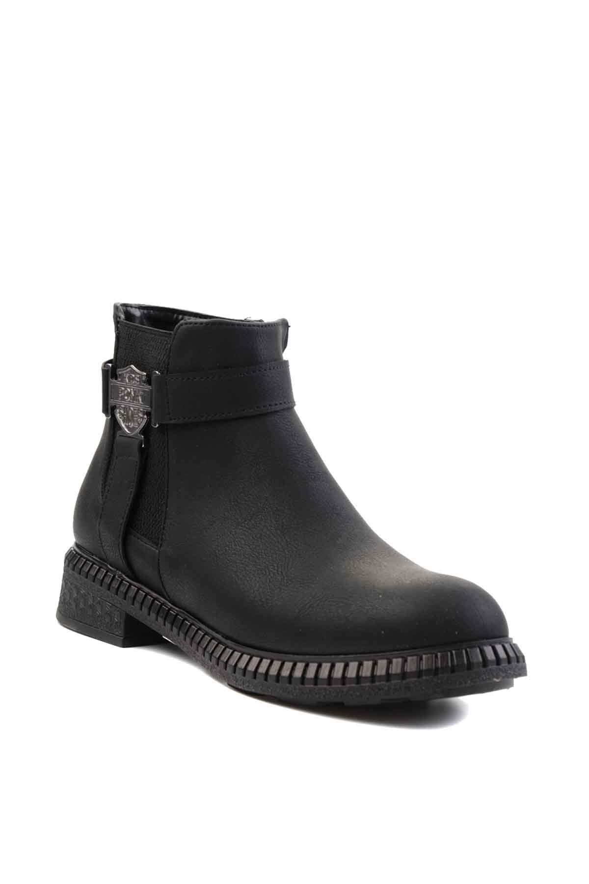 Siyah  Kadın Bot & Bootie K02671040309