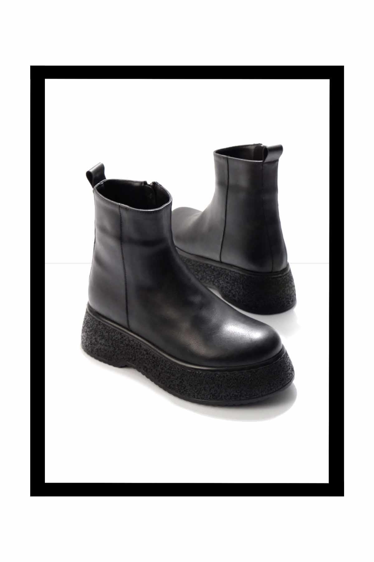 Siyah  Kadın Bot & Bootie K02671902009