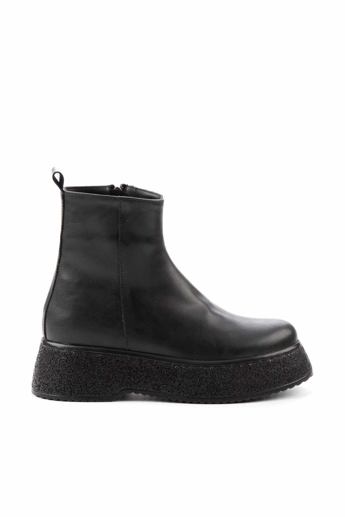 Siyah  Kadın Bot & Bootie K02671902009