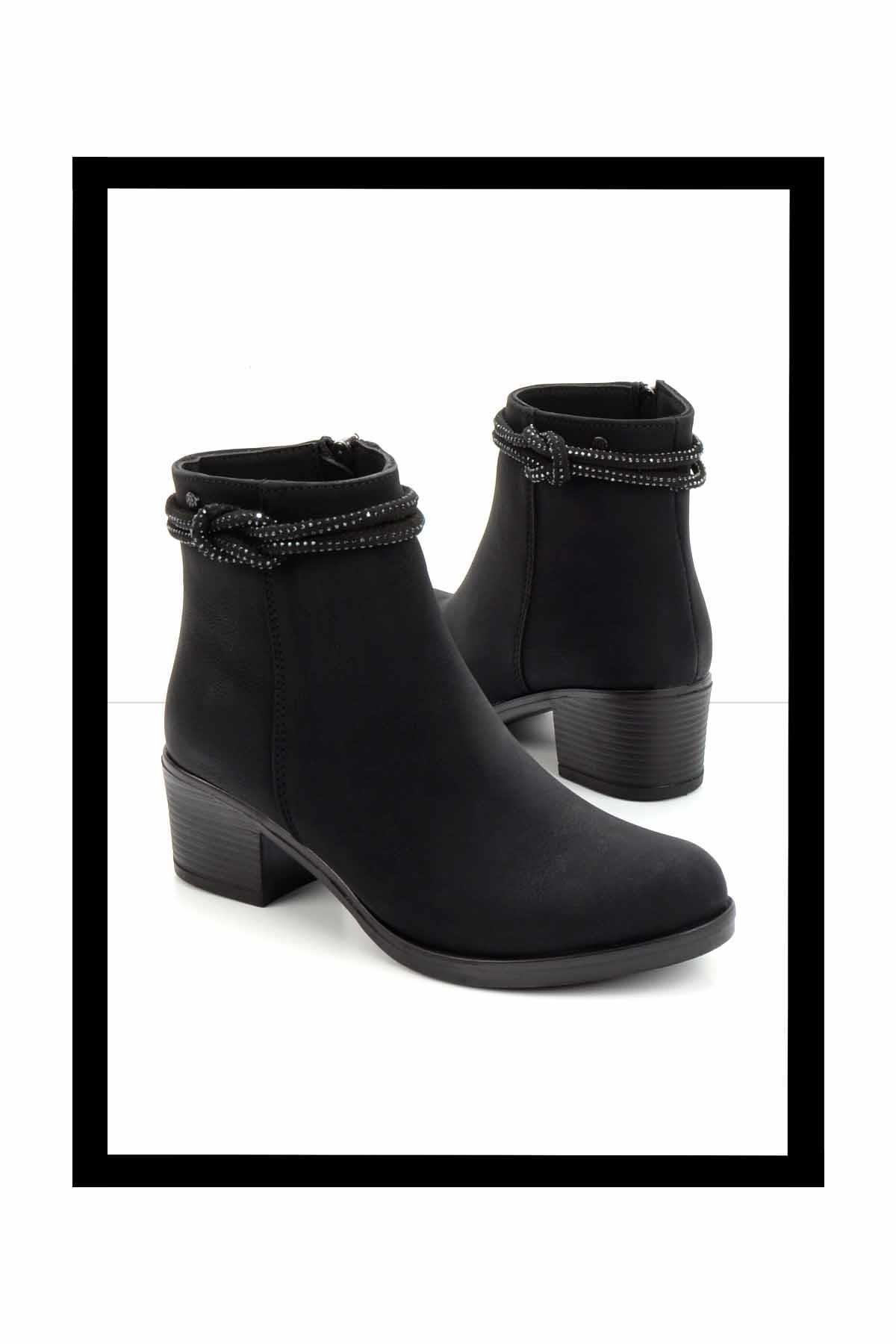 Siyah  Kadın Bot & Bootie K02671903601