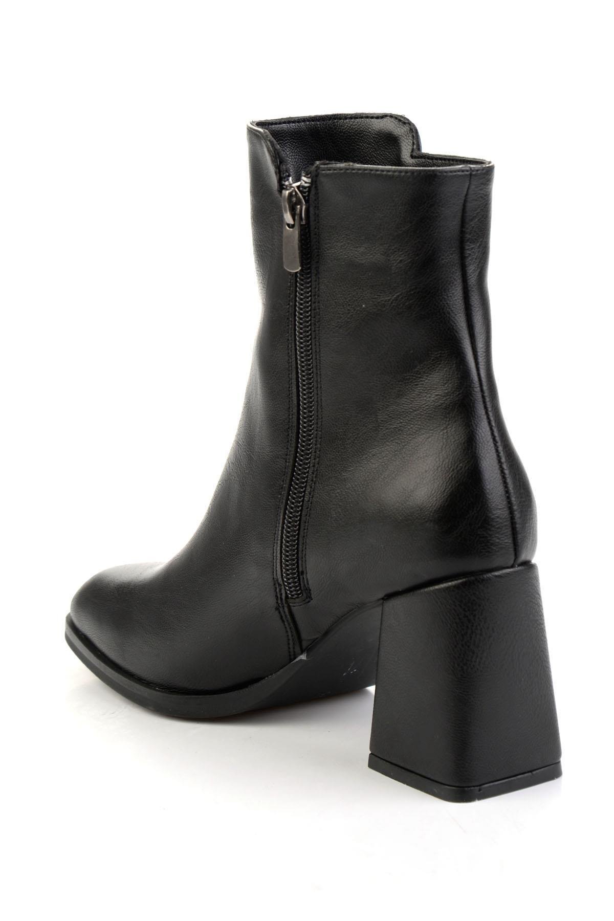 Siyah  Kadın Bot & Bootie K02671904109