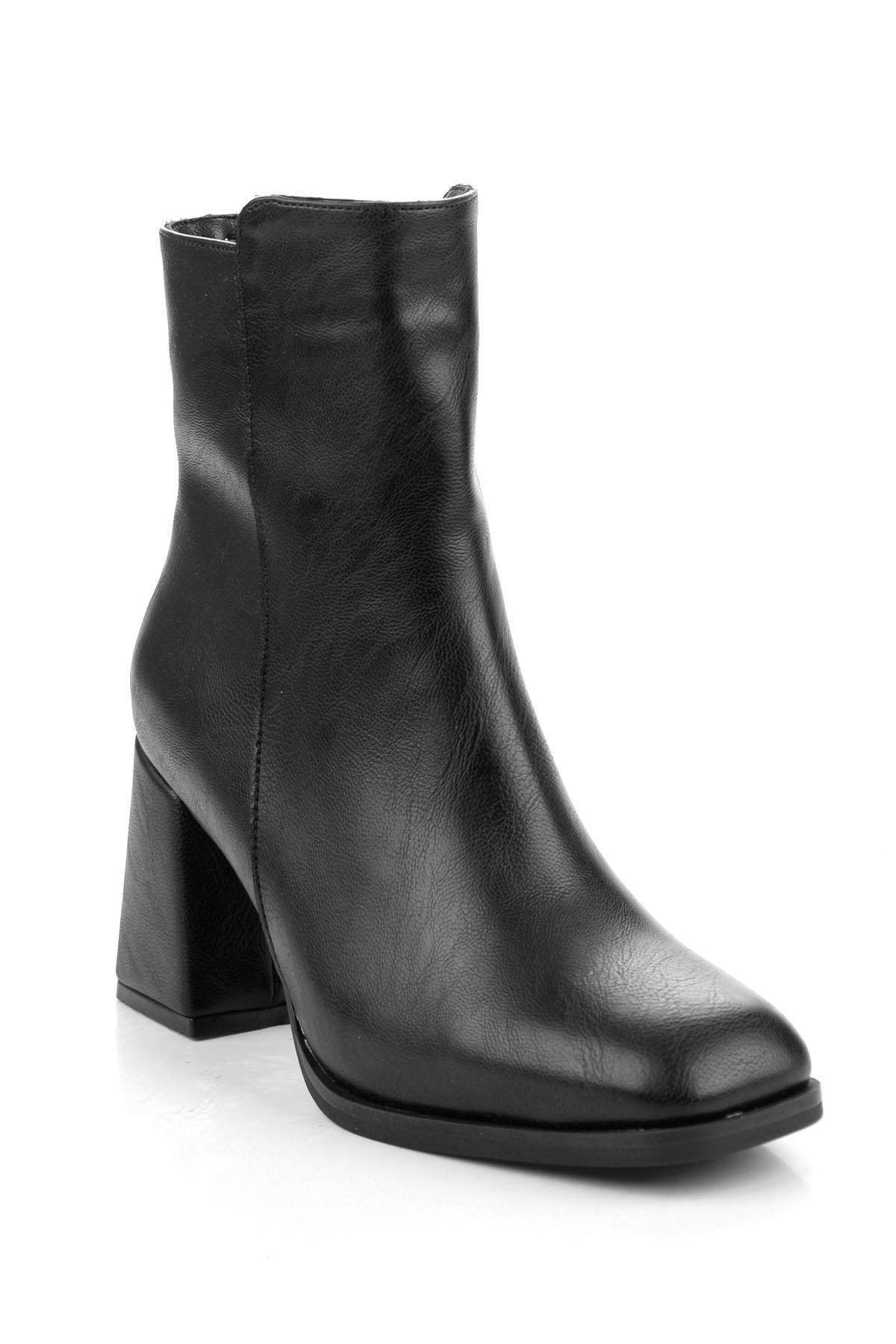 Siyah  Kadın Bot & Bootie K02671904109